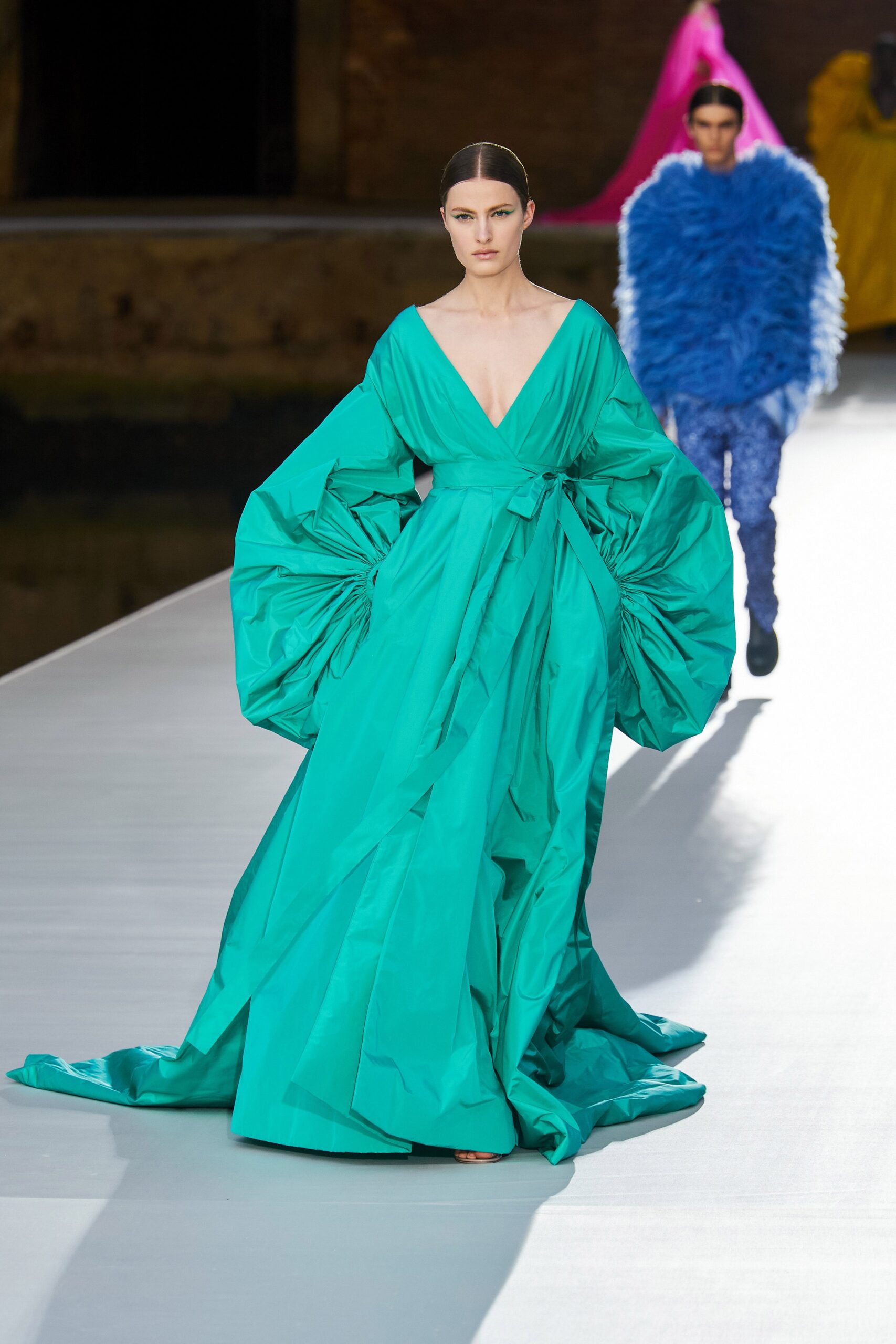 Valentino F/W 21 Couture Look 77