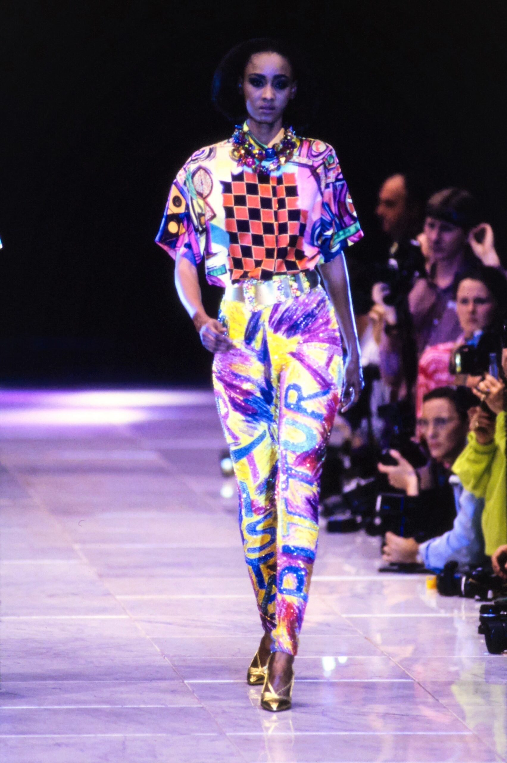 Versace S/S 91 Look 78