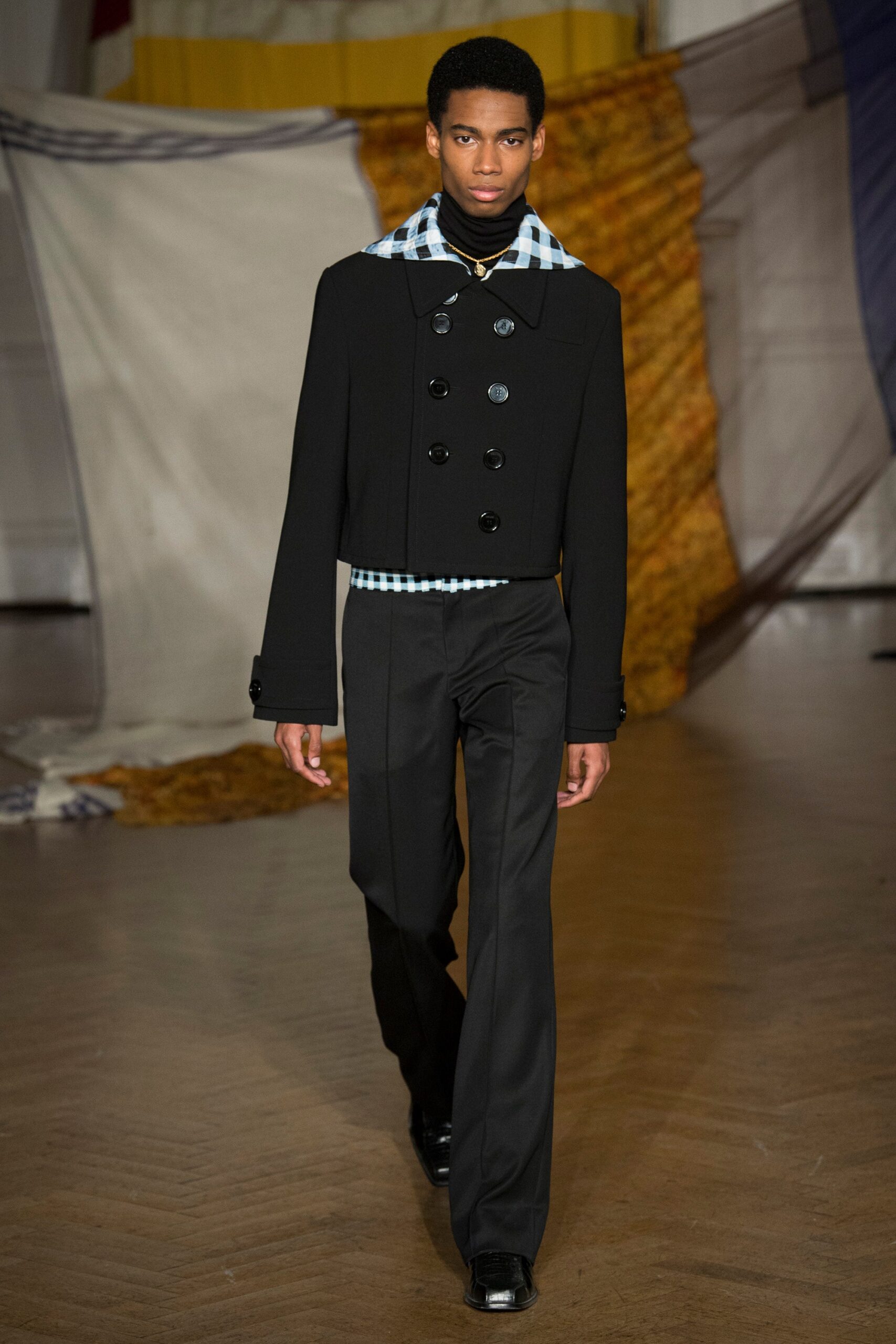 Wales Bonner F/W 18 Menswear Look 1
