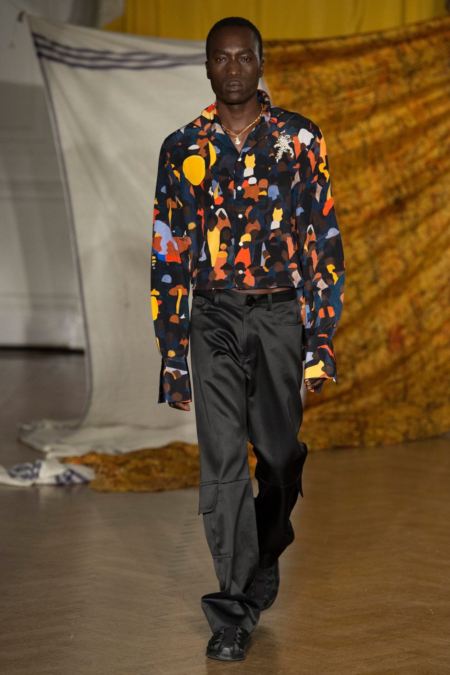 Wales Bonner F/W 18 Menswear Look 15