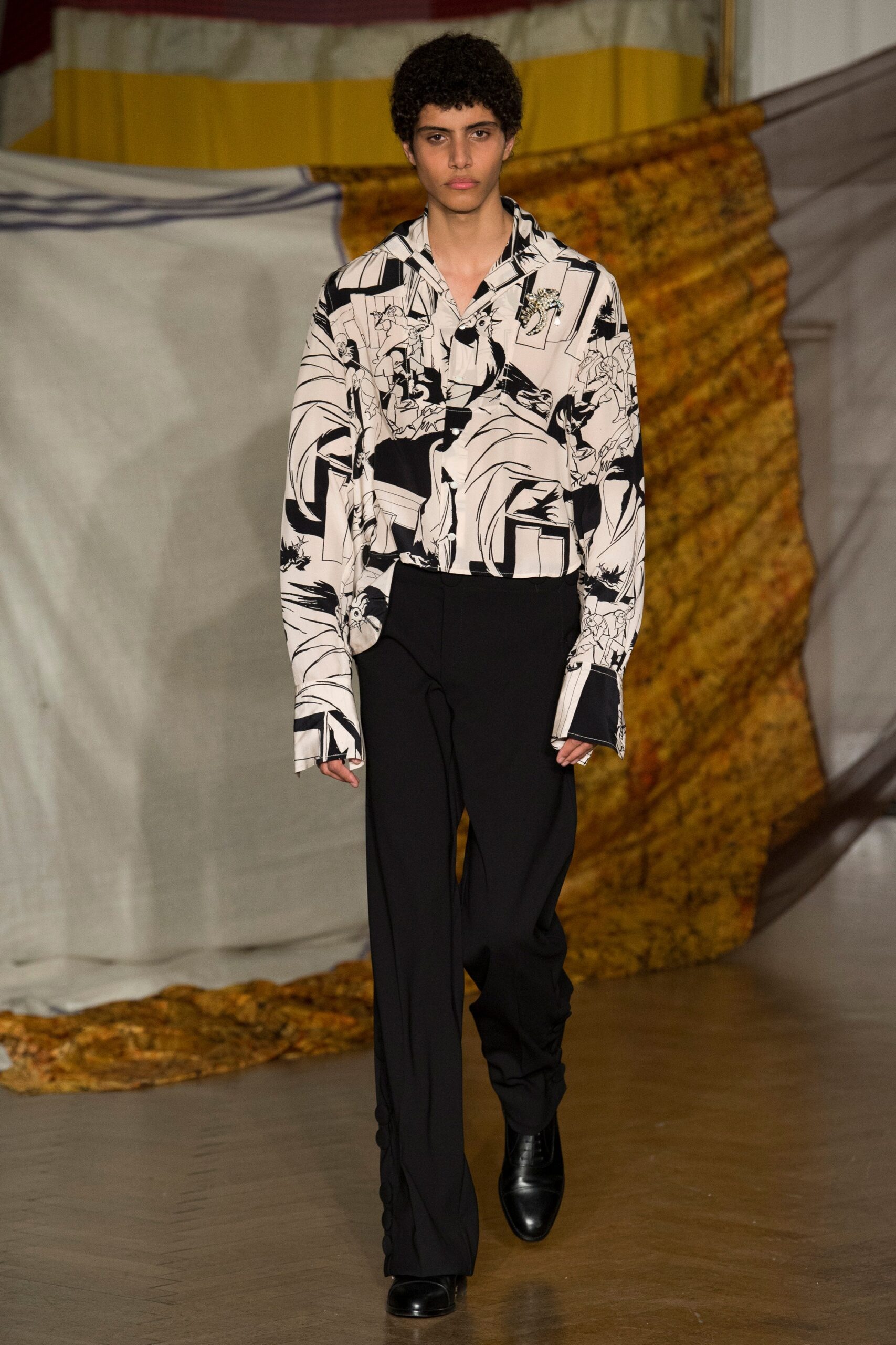 Wales Bonner F/W 18 Menswear Look 19