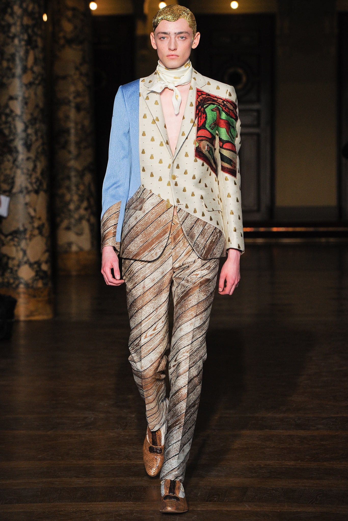 Walter Van Beirendonck S/S 14 Menswear Look 1
