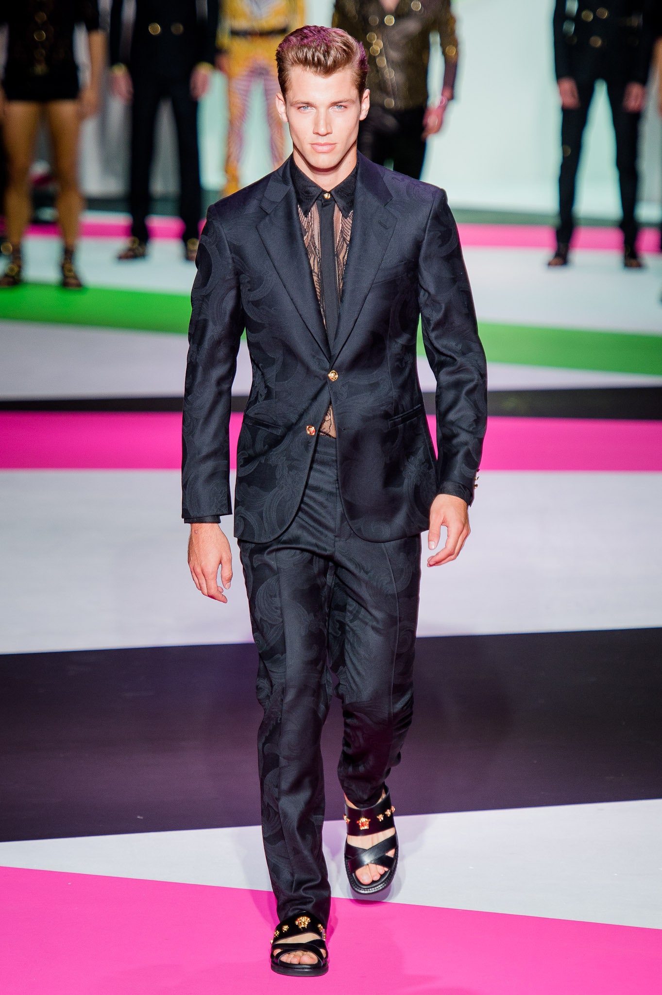 Versace S/S 14 Menswear Look 1