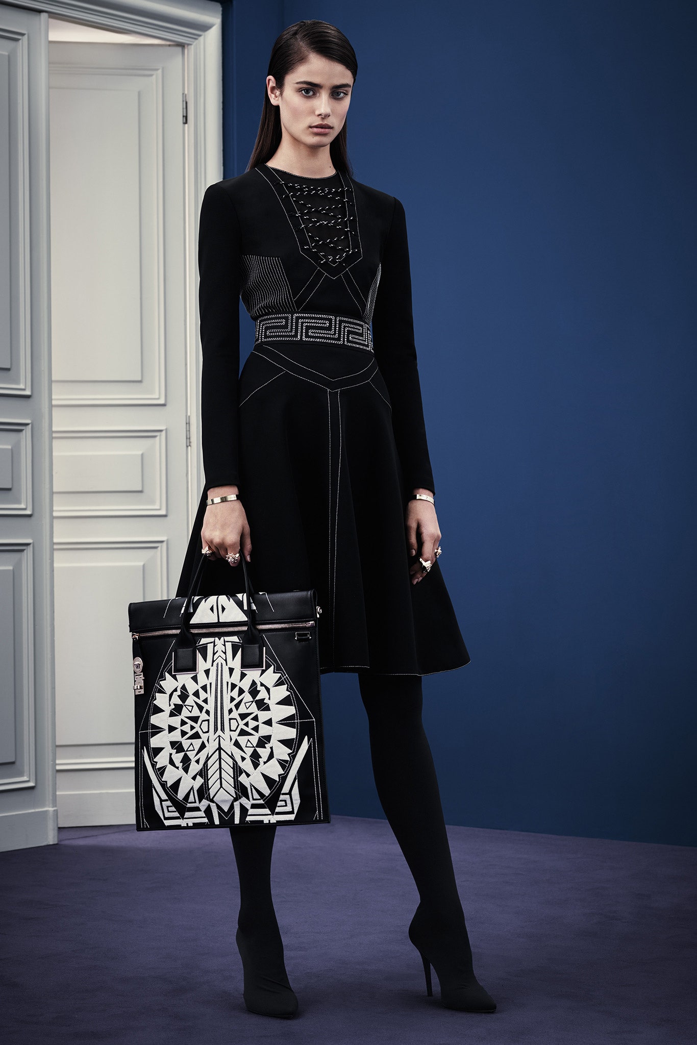 Versace F/W 15 Look 9
