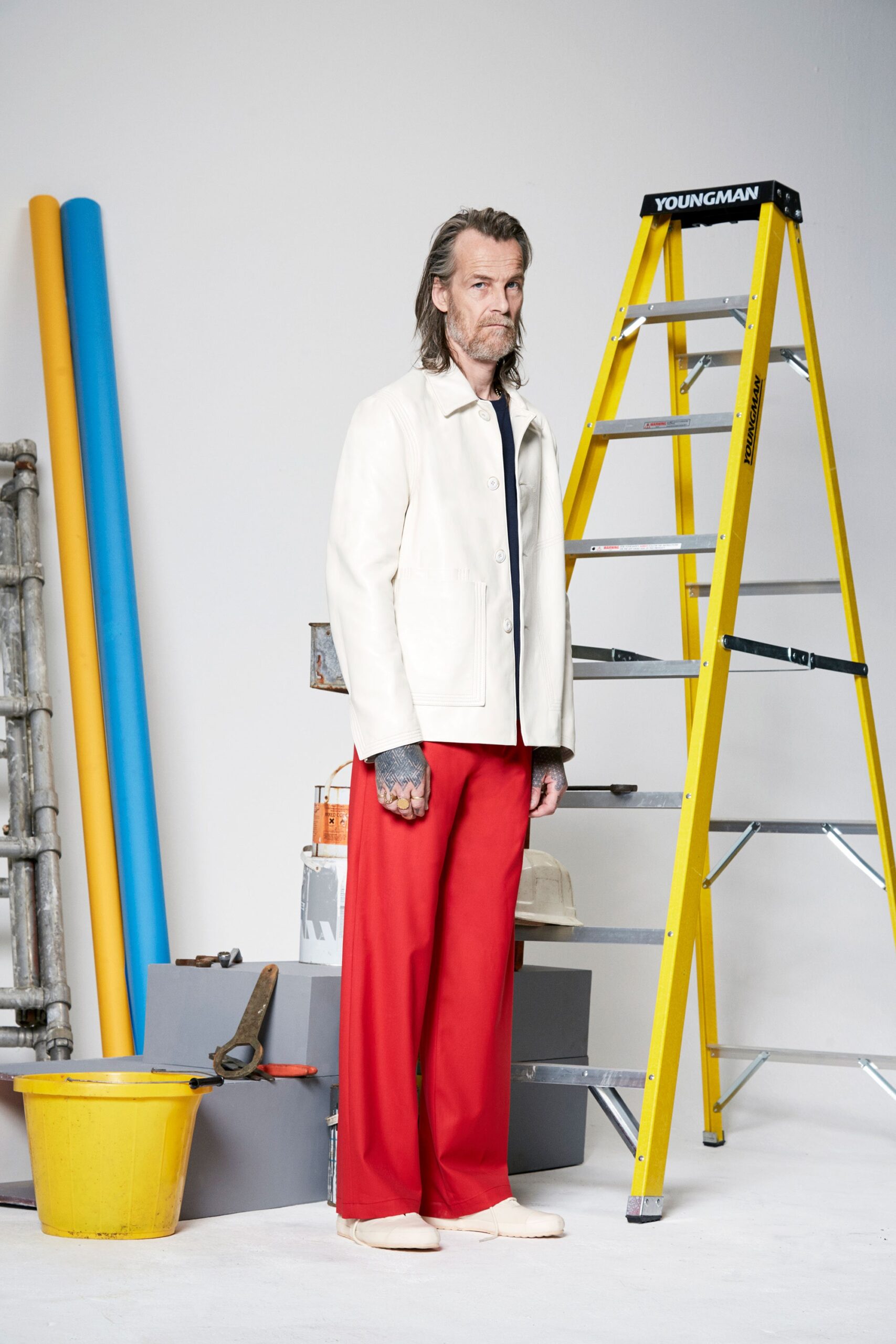 Band of Outsiders S/S 18 Menswear Look 36