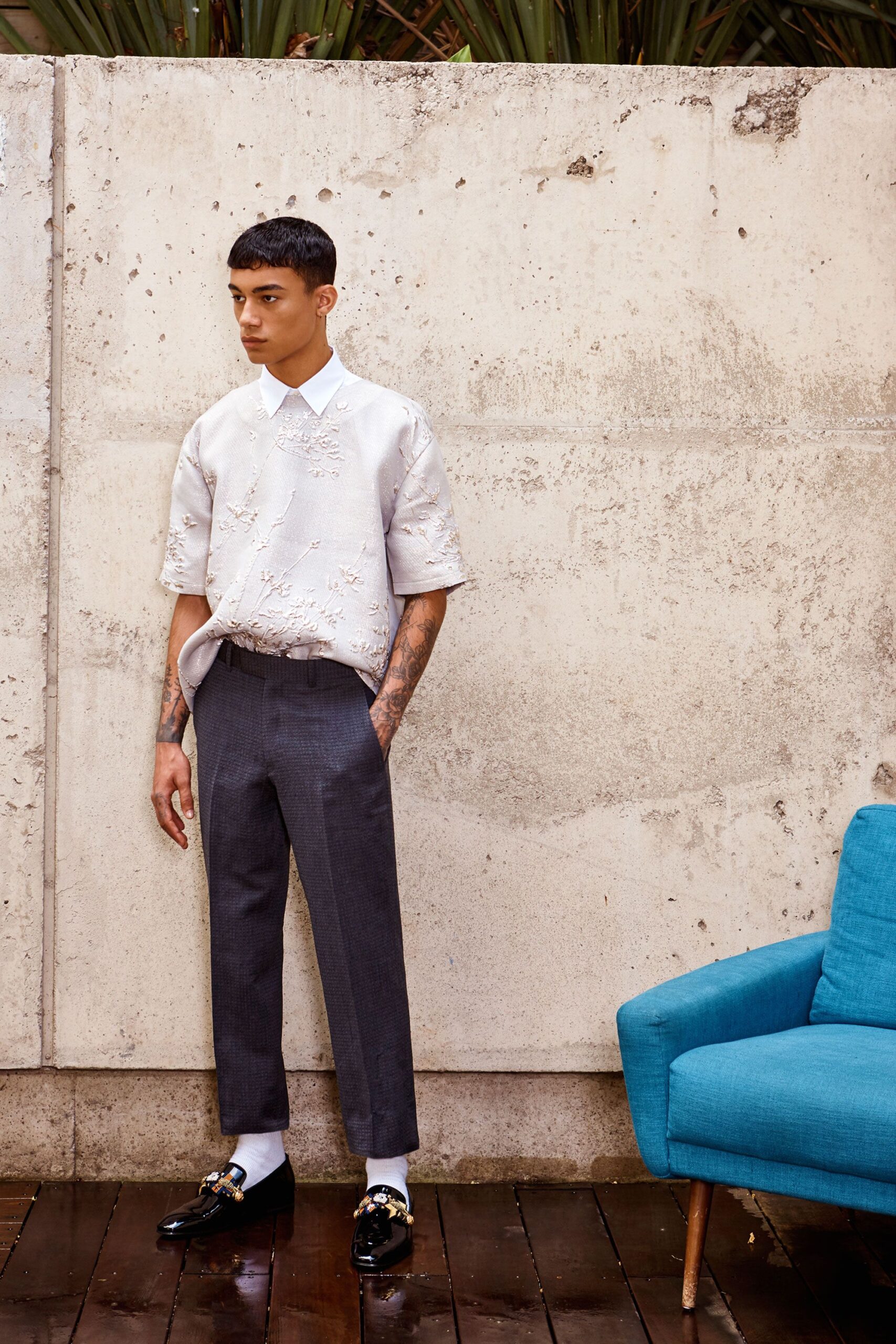 Casely-Hayford S/S 18 Menswear Look 257