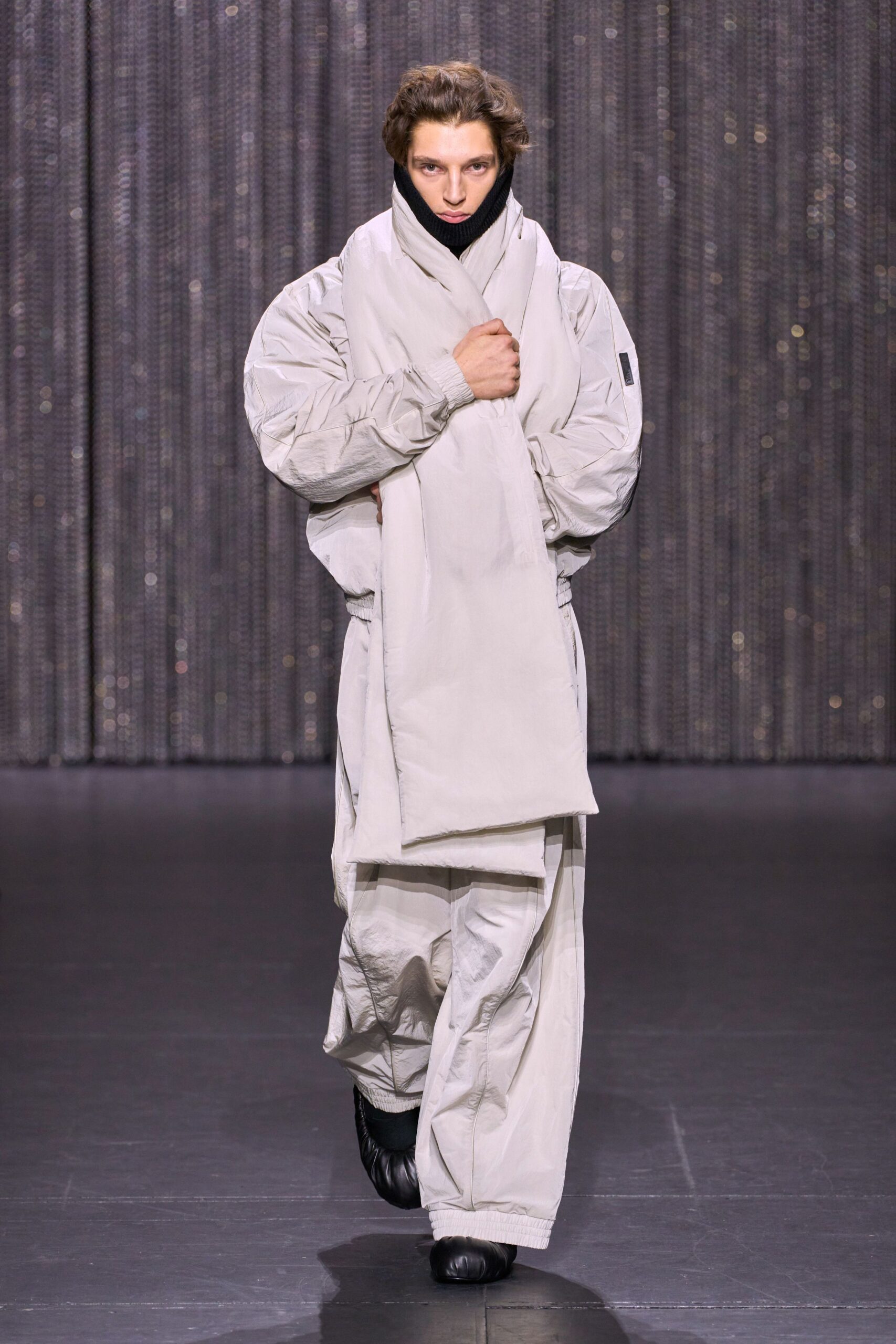 beige relaxed jacket and pants