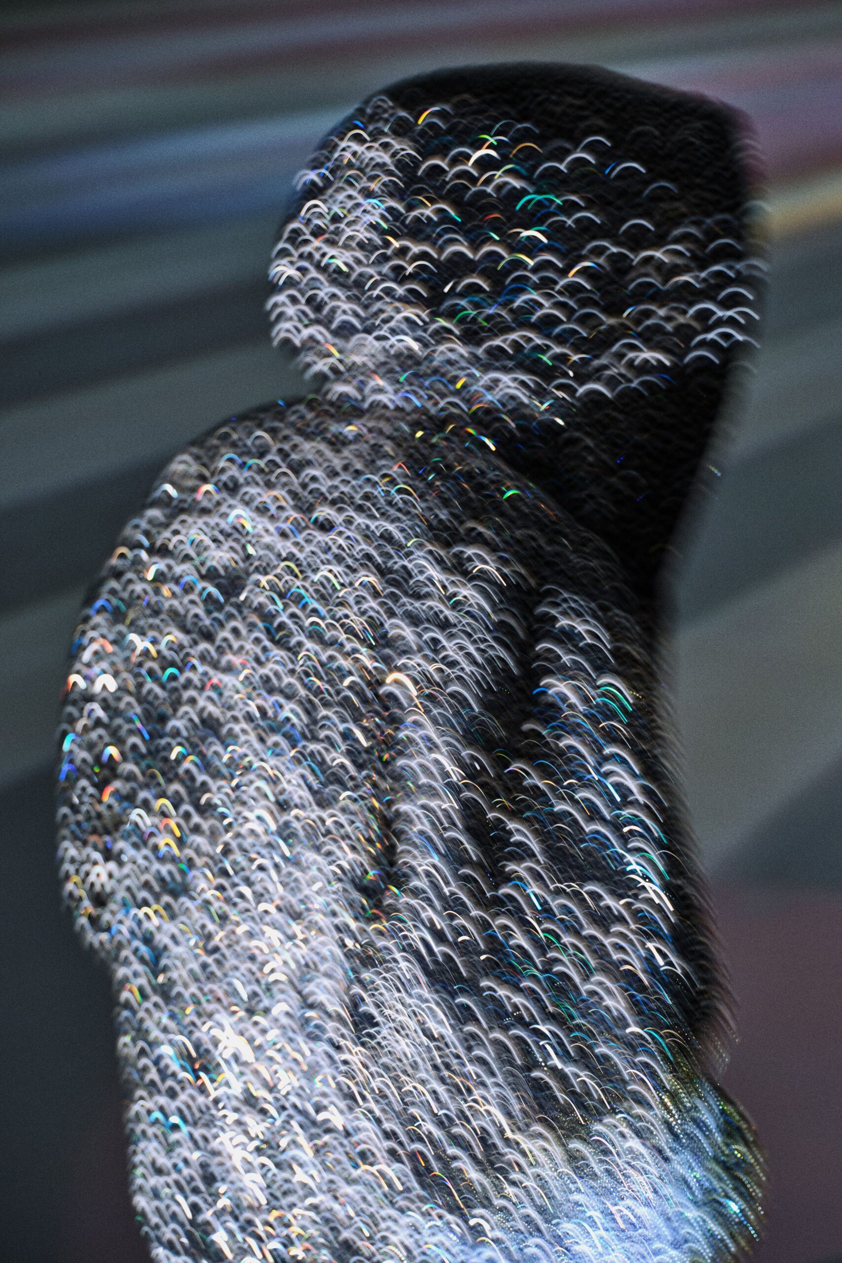 shiny black sequin hoodie