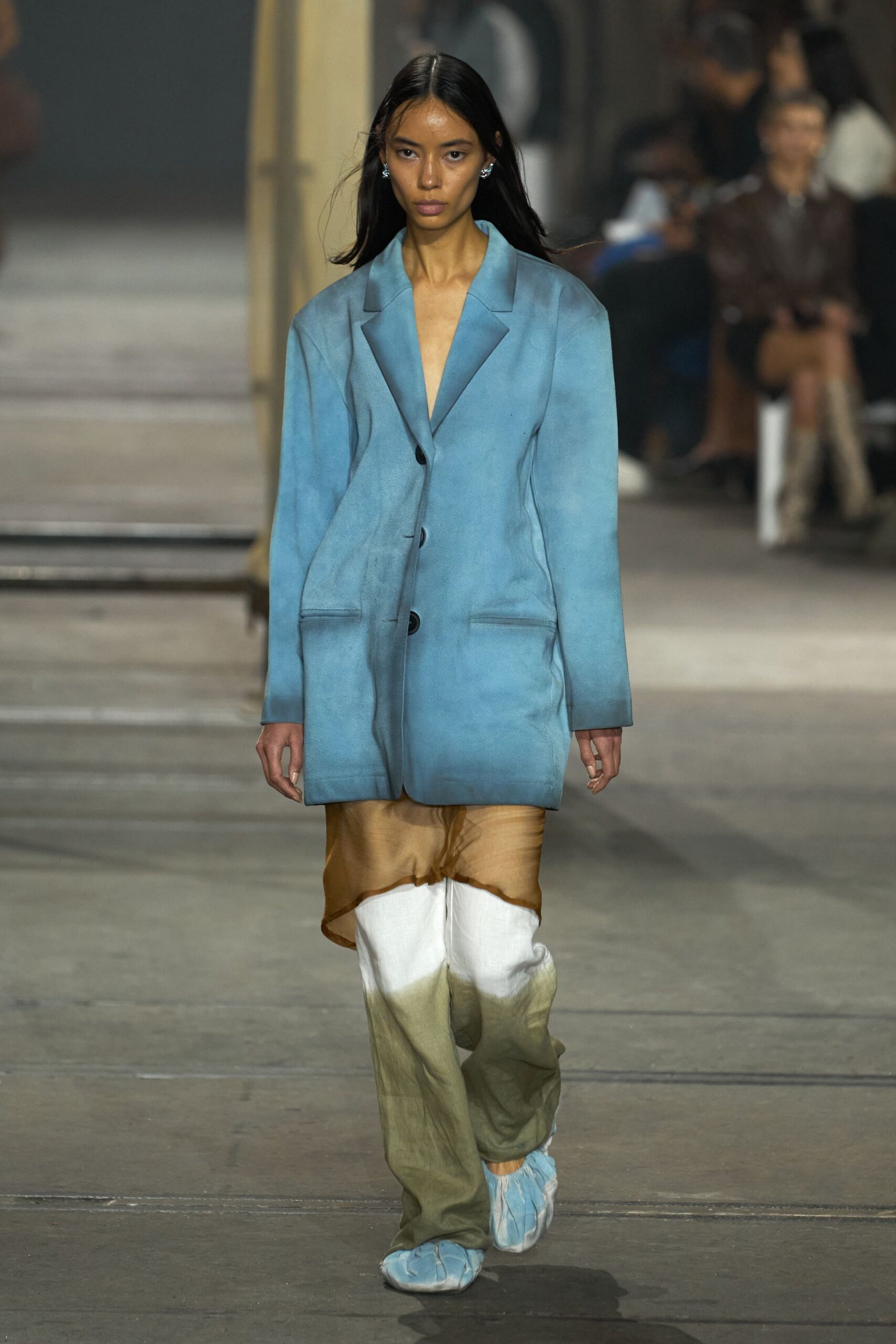 blue mesh shoes