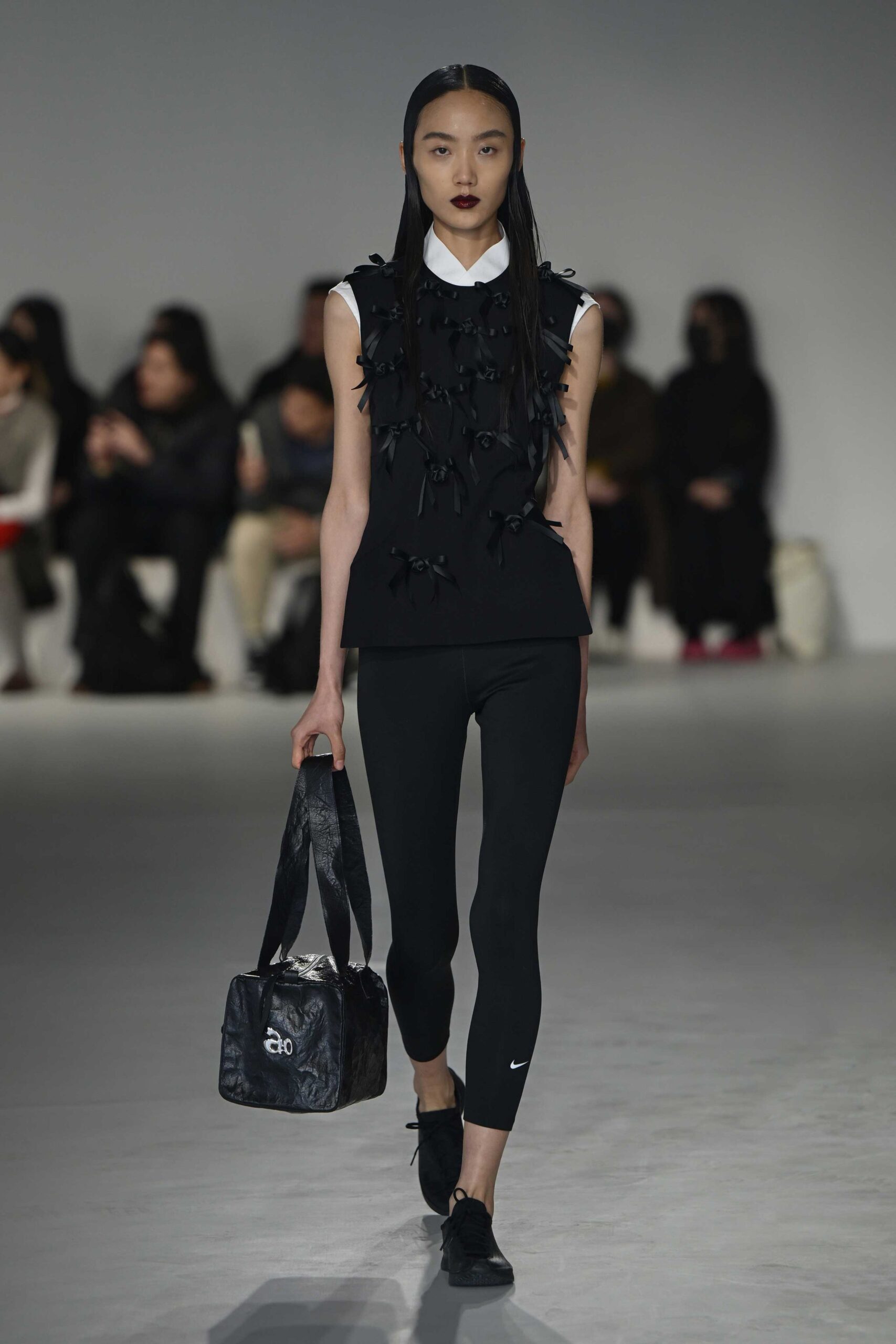 black vinyl bag