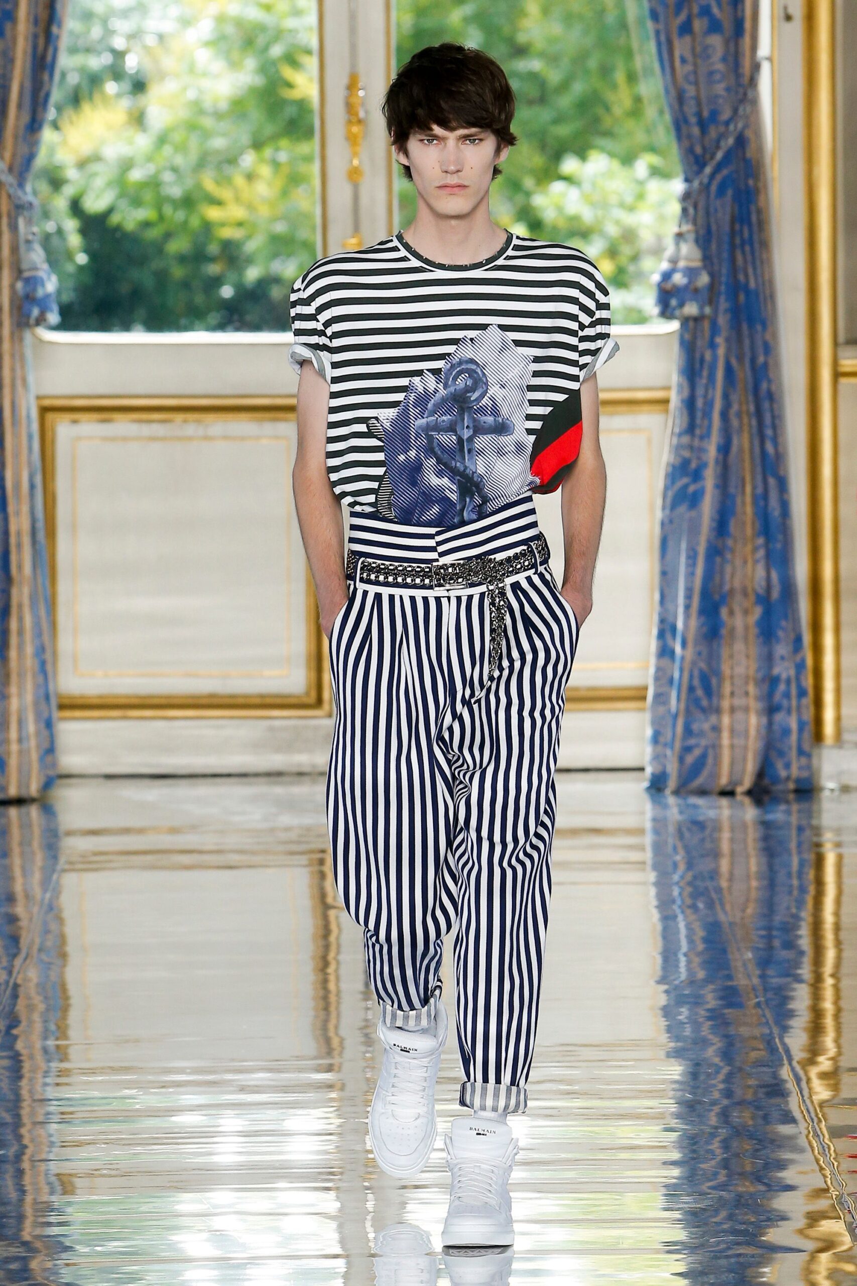 Balmain S/S 19 Menswear Look 113