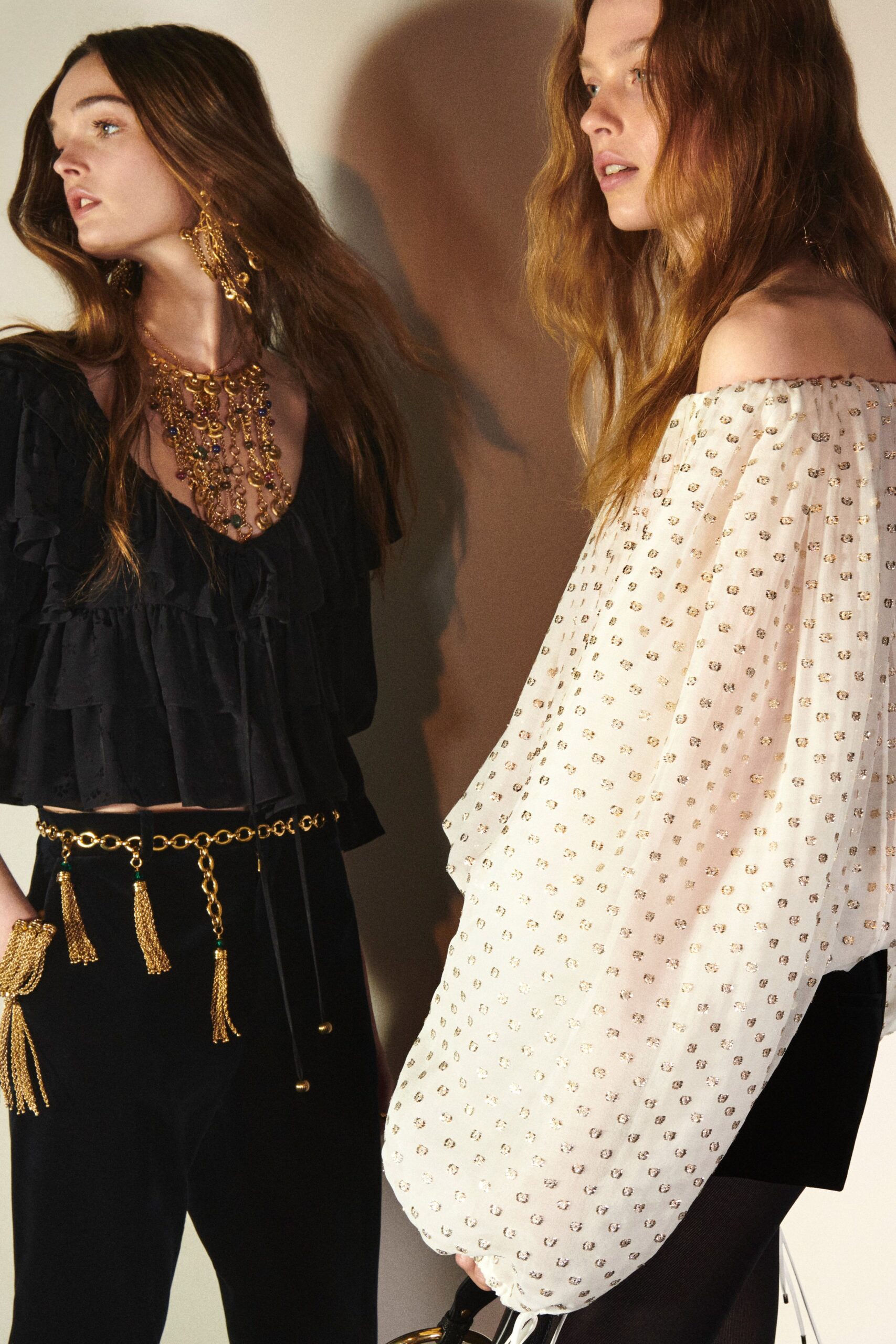 black and white stylish tops