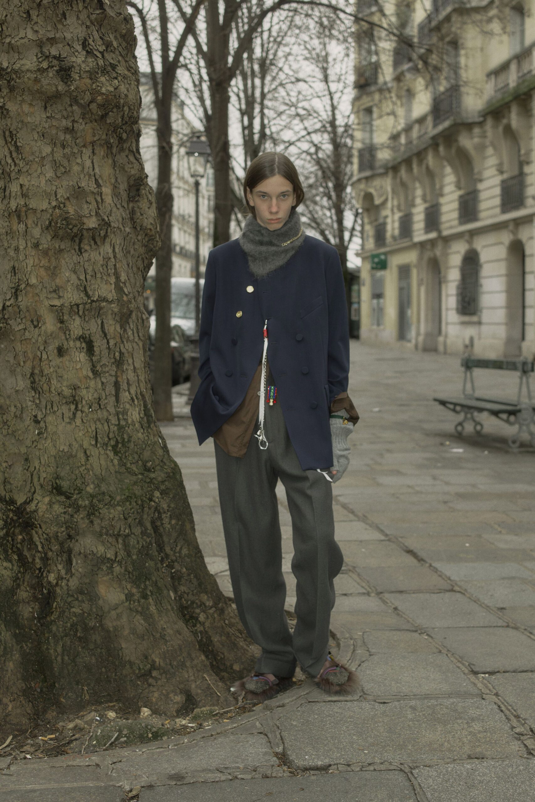 Bed j.w. Ford F/W 25 Menswear Look 41