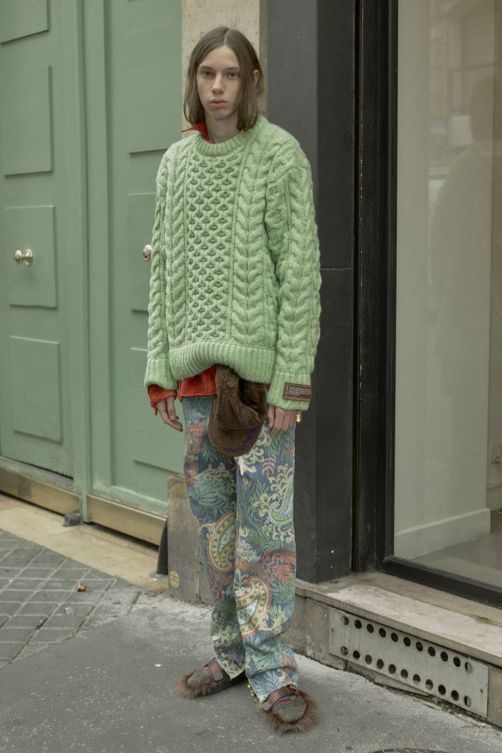 Bed j.w. Ford F/W 25 Menswear Look 68