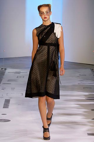 black sheer asymmetric midi-dress