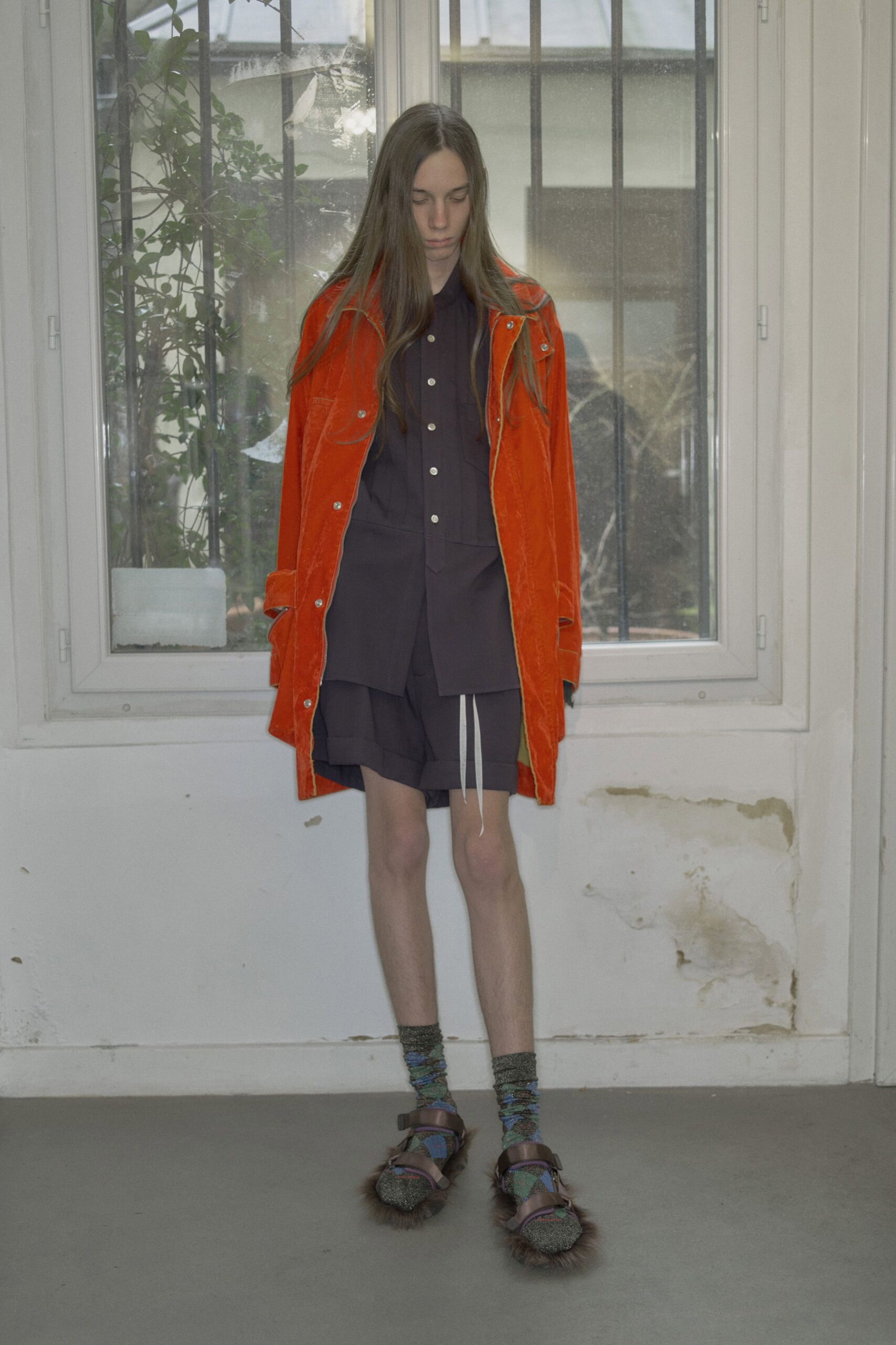 Bed j.w. Ford F/W 25 Menswear Look 87