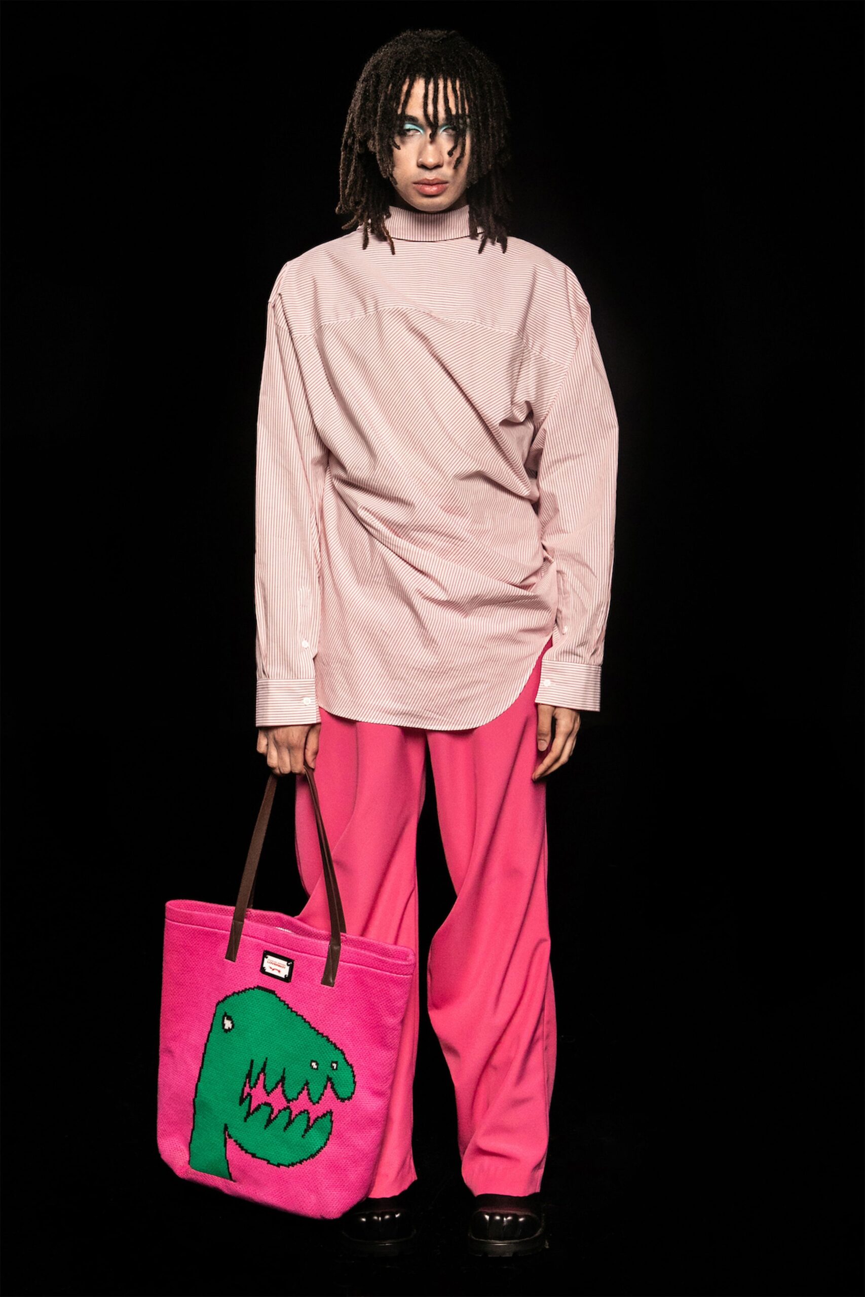 pink relaxed shirt and pants