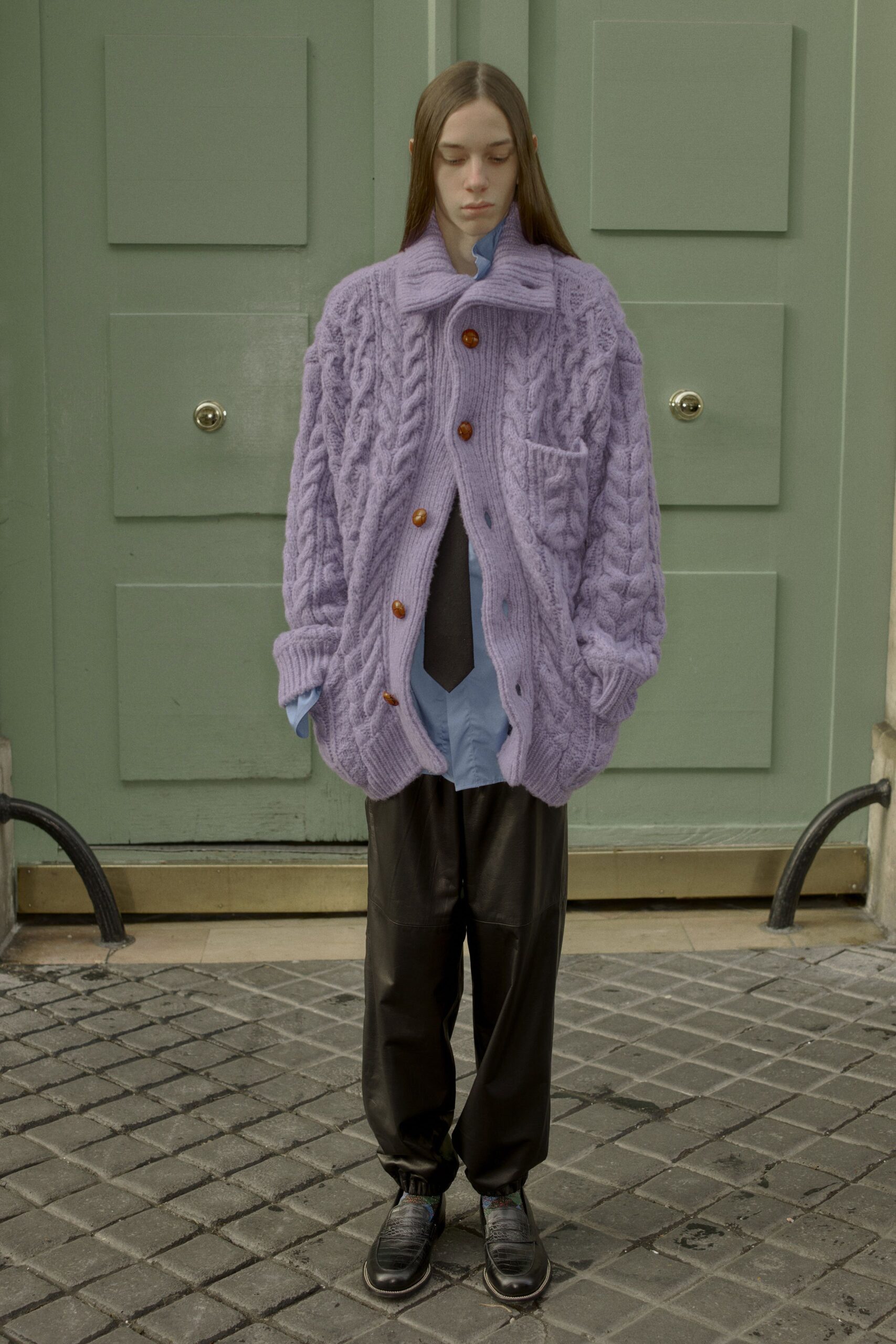 Bed j.w. Ford F/W 25 Menswear Look 104