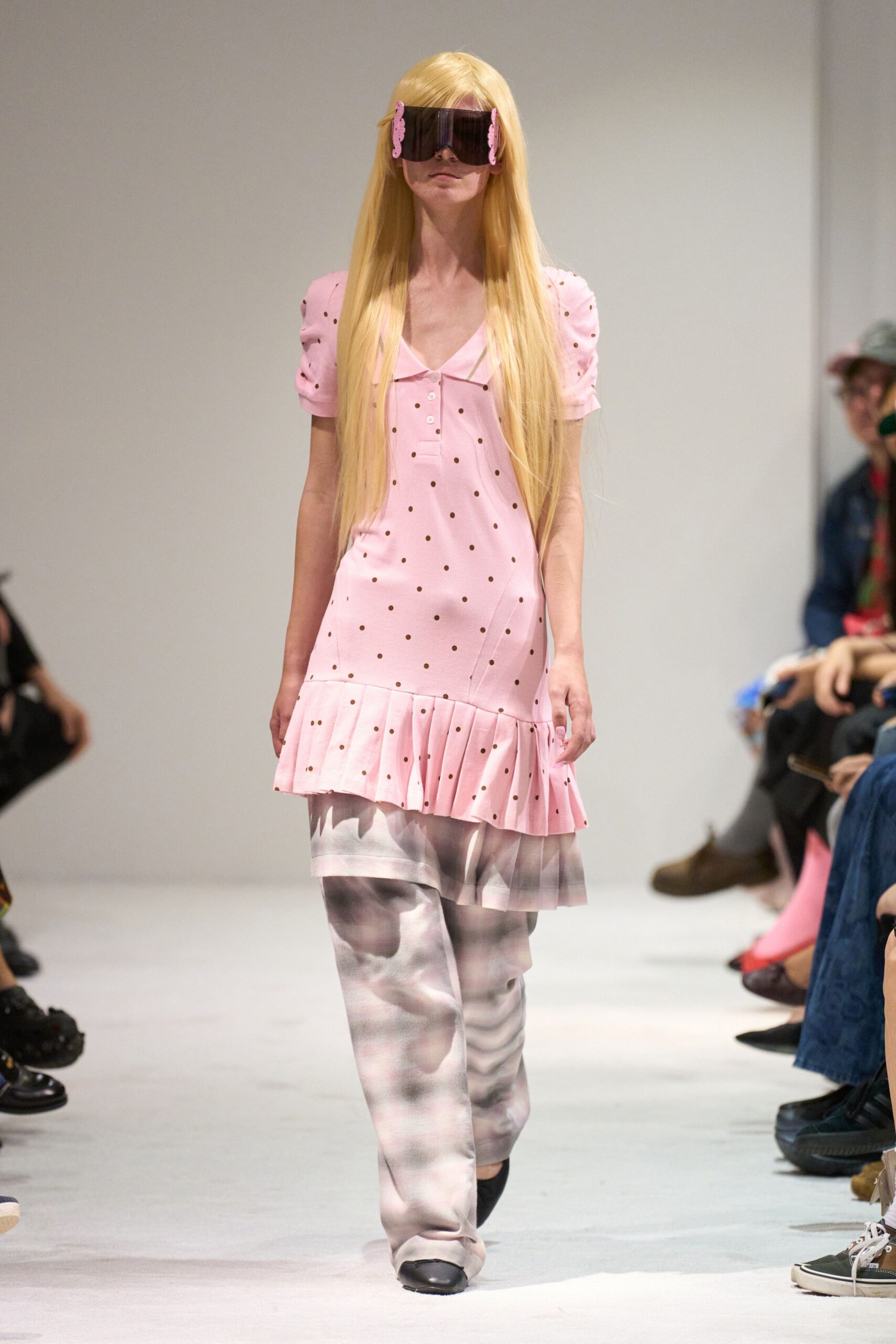 gray cotton relaxed flared pants