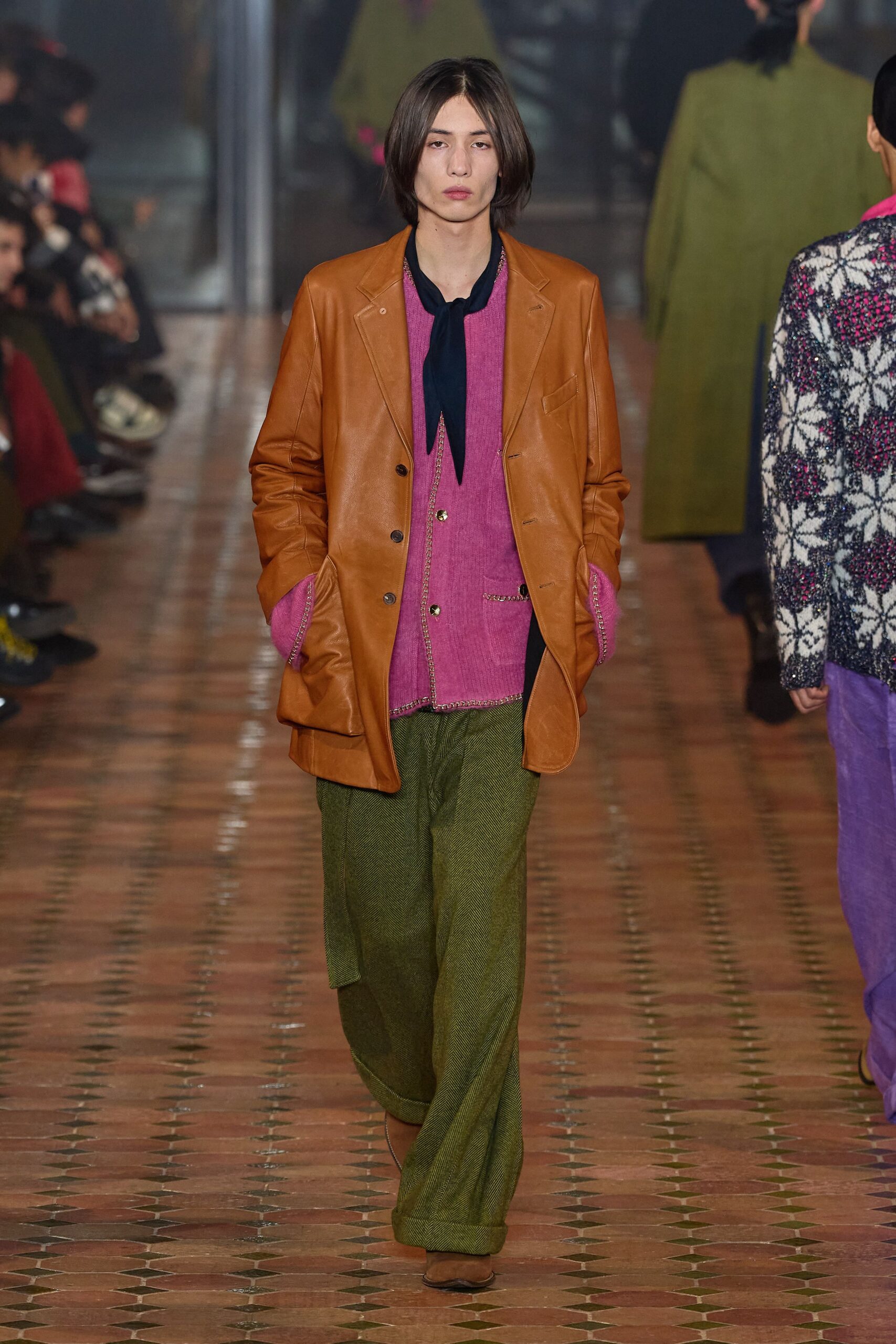 Bed j.w. Ford F/W 24 Menswear Look 242