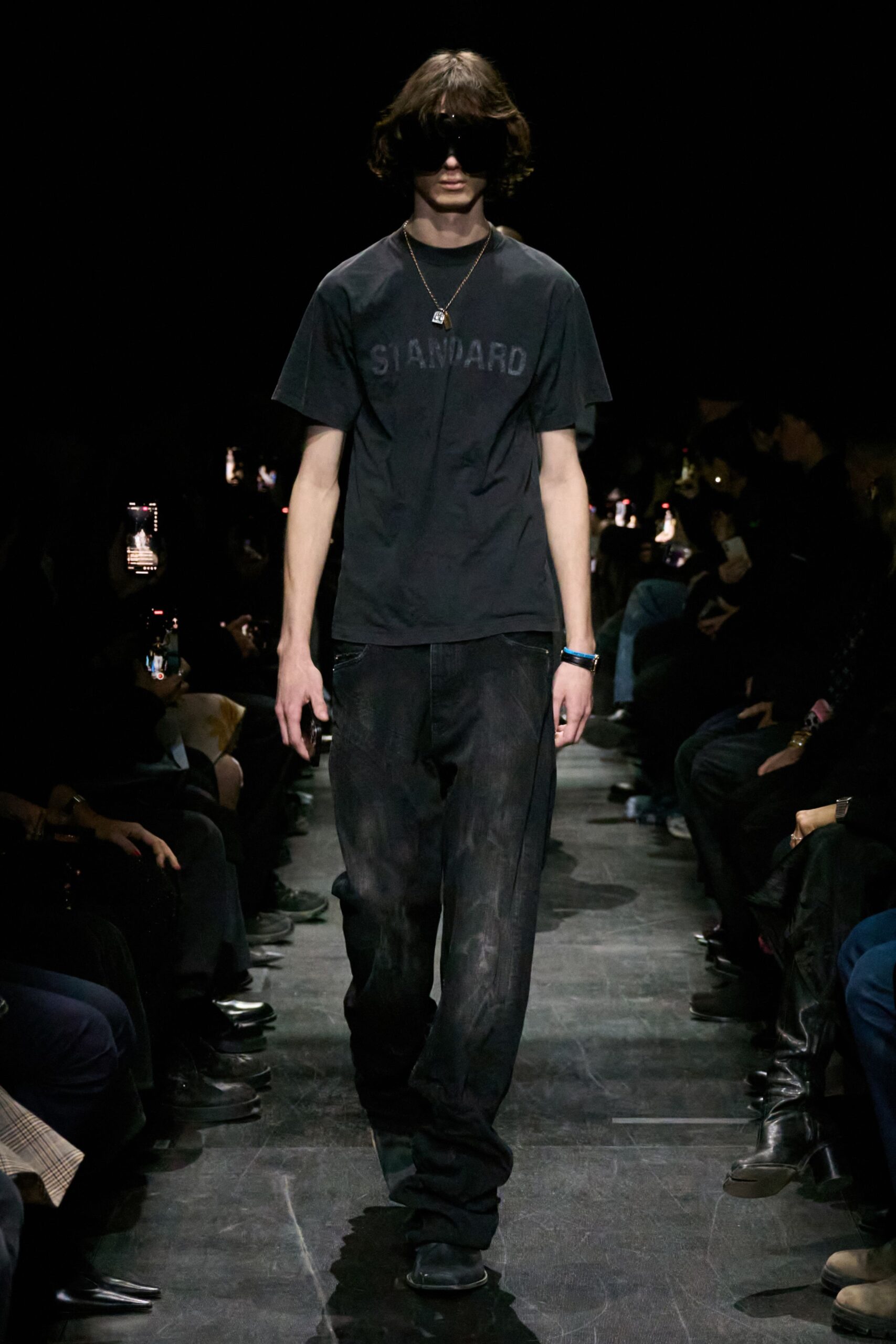 black relaxed t-shirt and pants