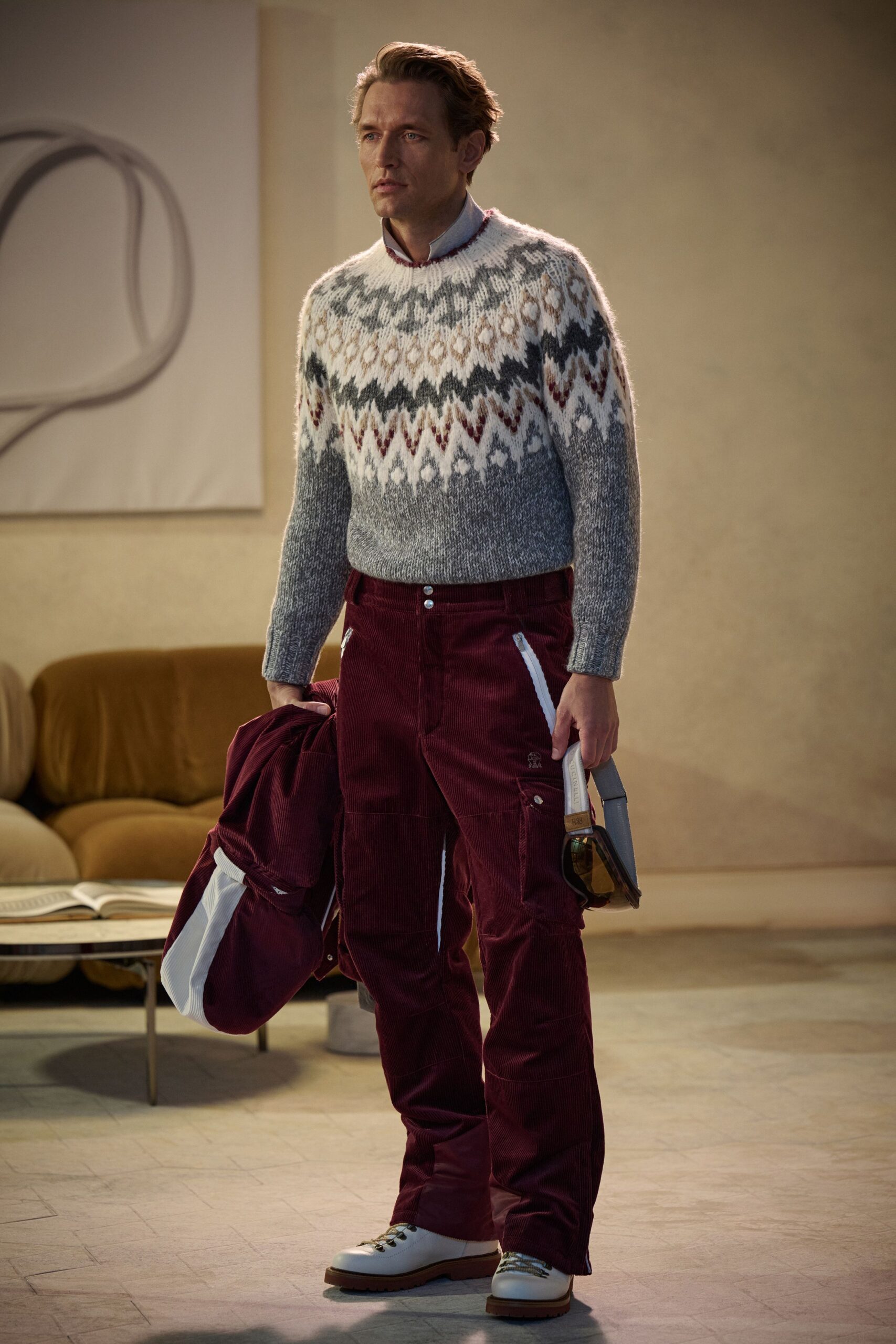 Brunello Cucinelli F/W 23 Menswear Look 218
