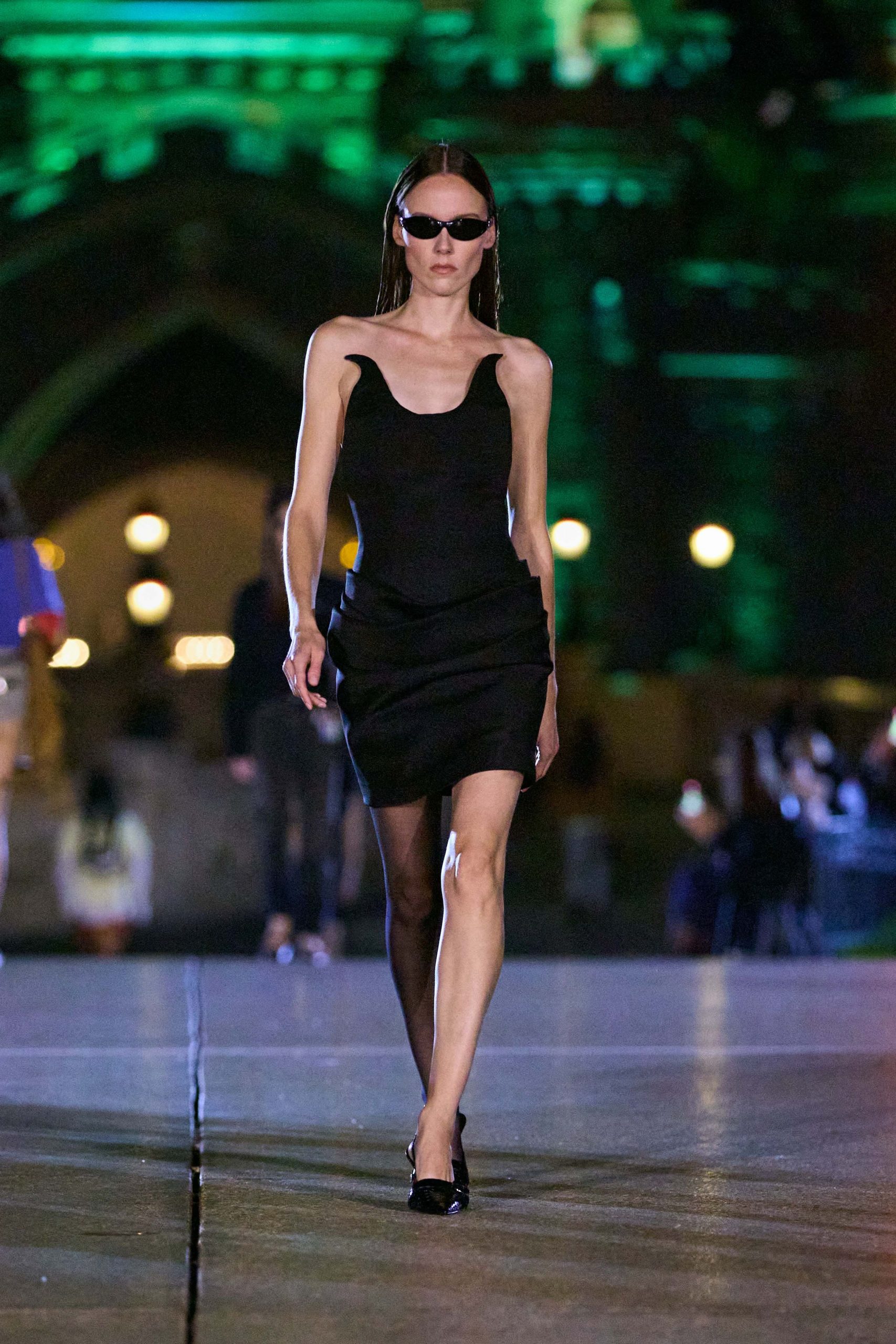 black vinyl sunglasses