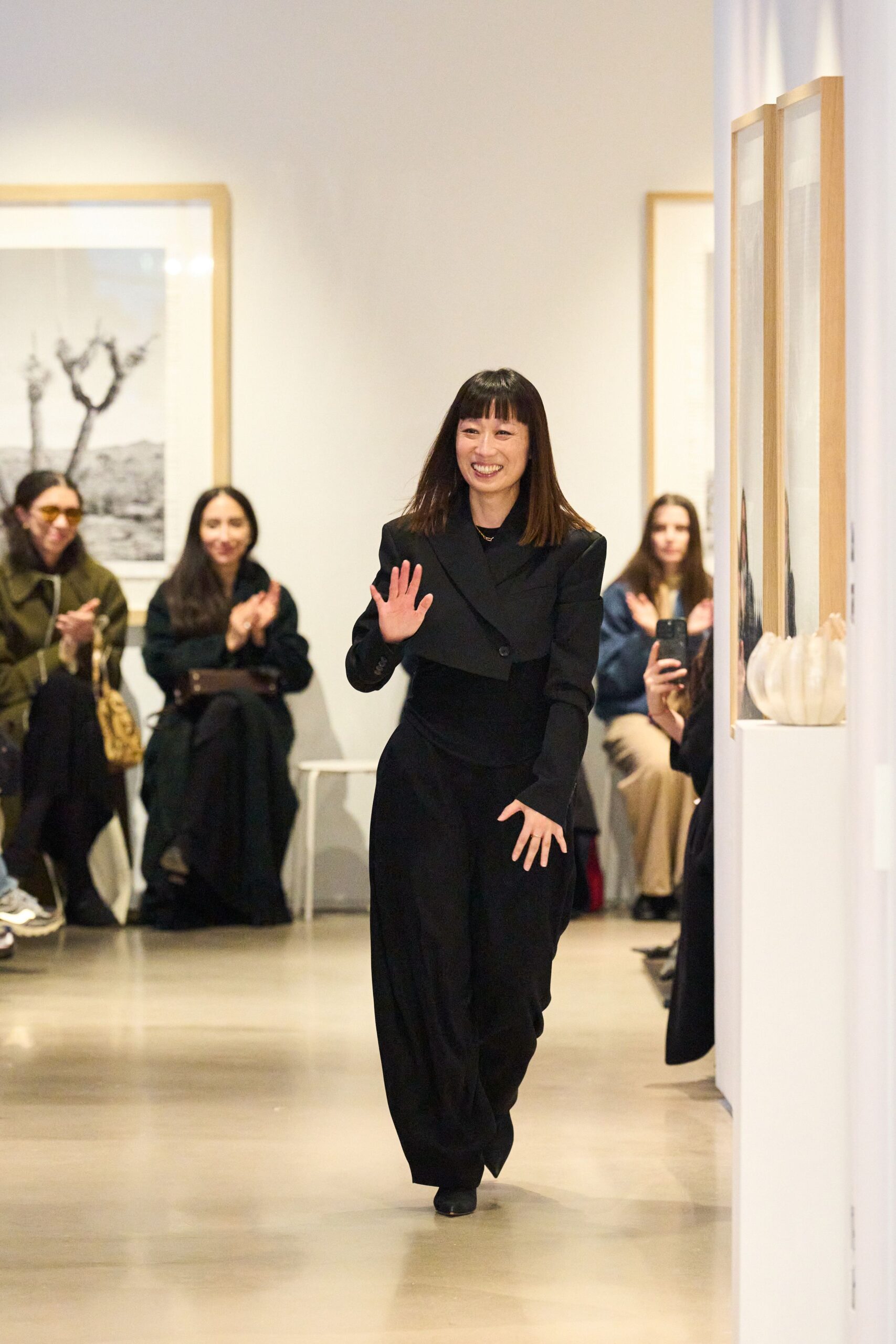 black fitted jumpsuit with shoes