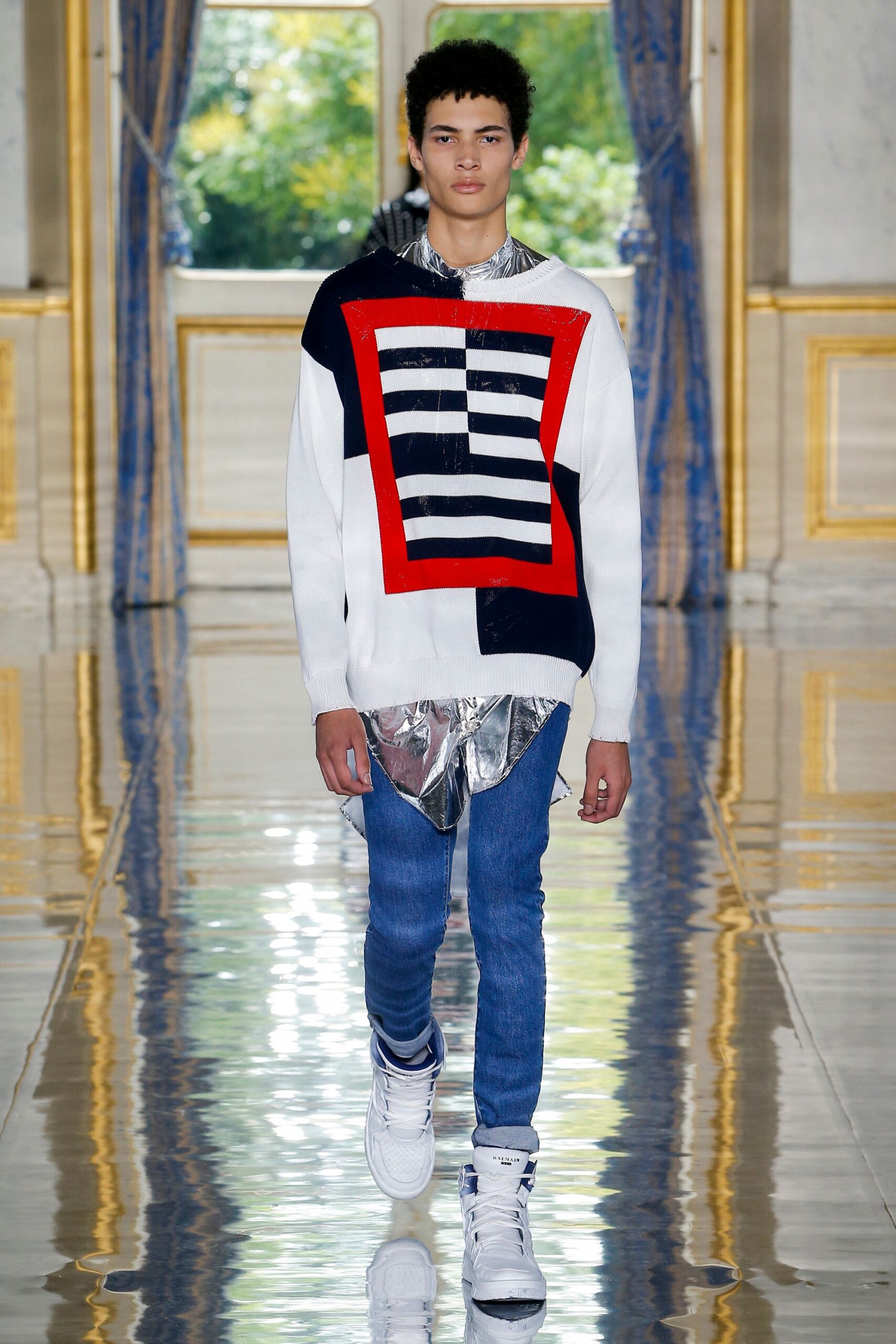 Balmain S/S 19 Menswear Look 553