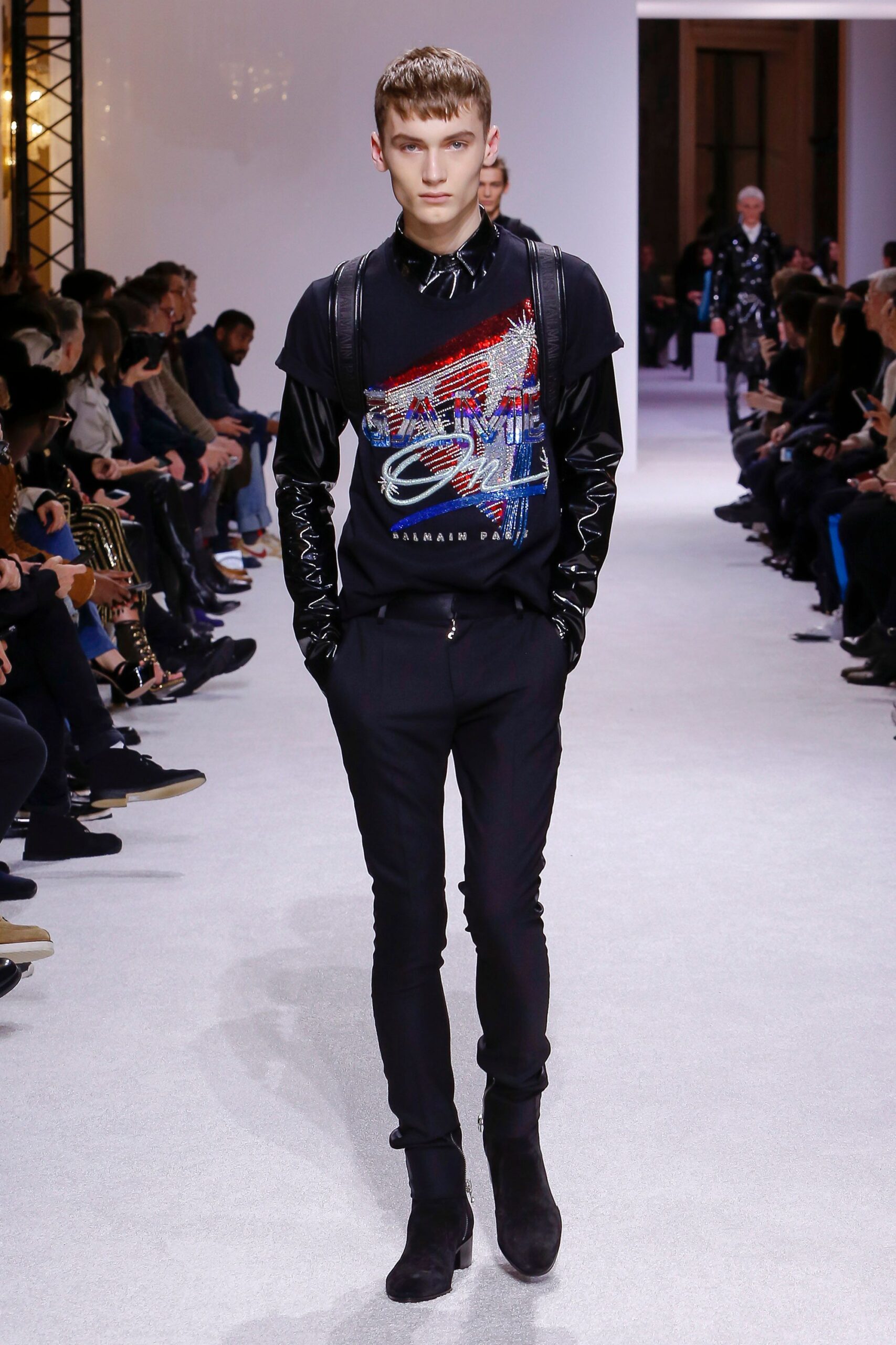 Balmain F/W 18 Menswear Look 619