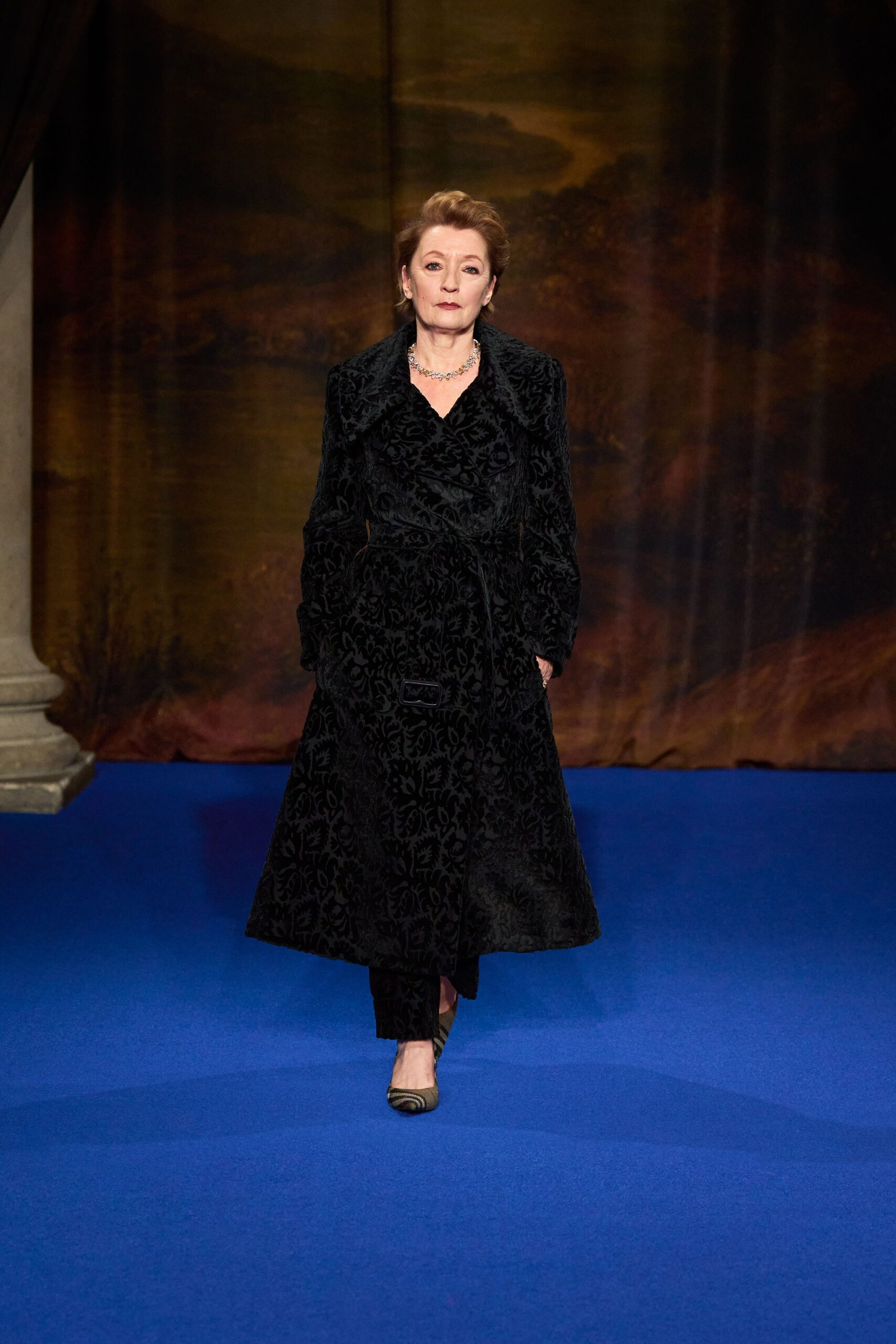 black velvet embroidered coat