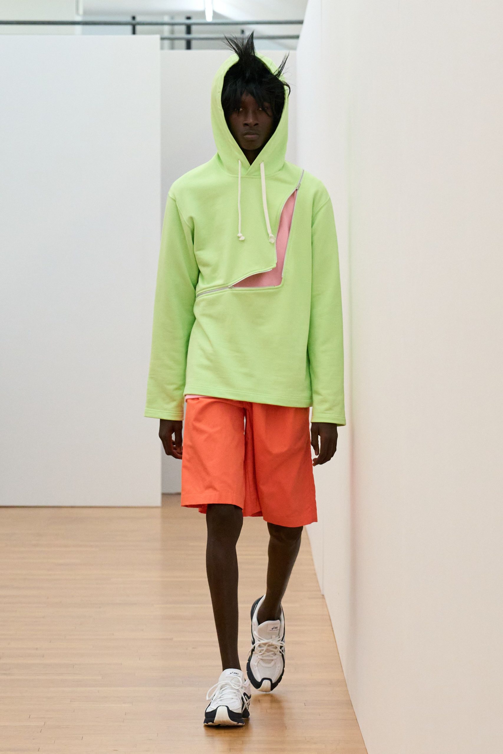orange relaxed shorts