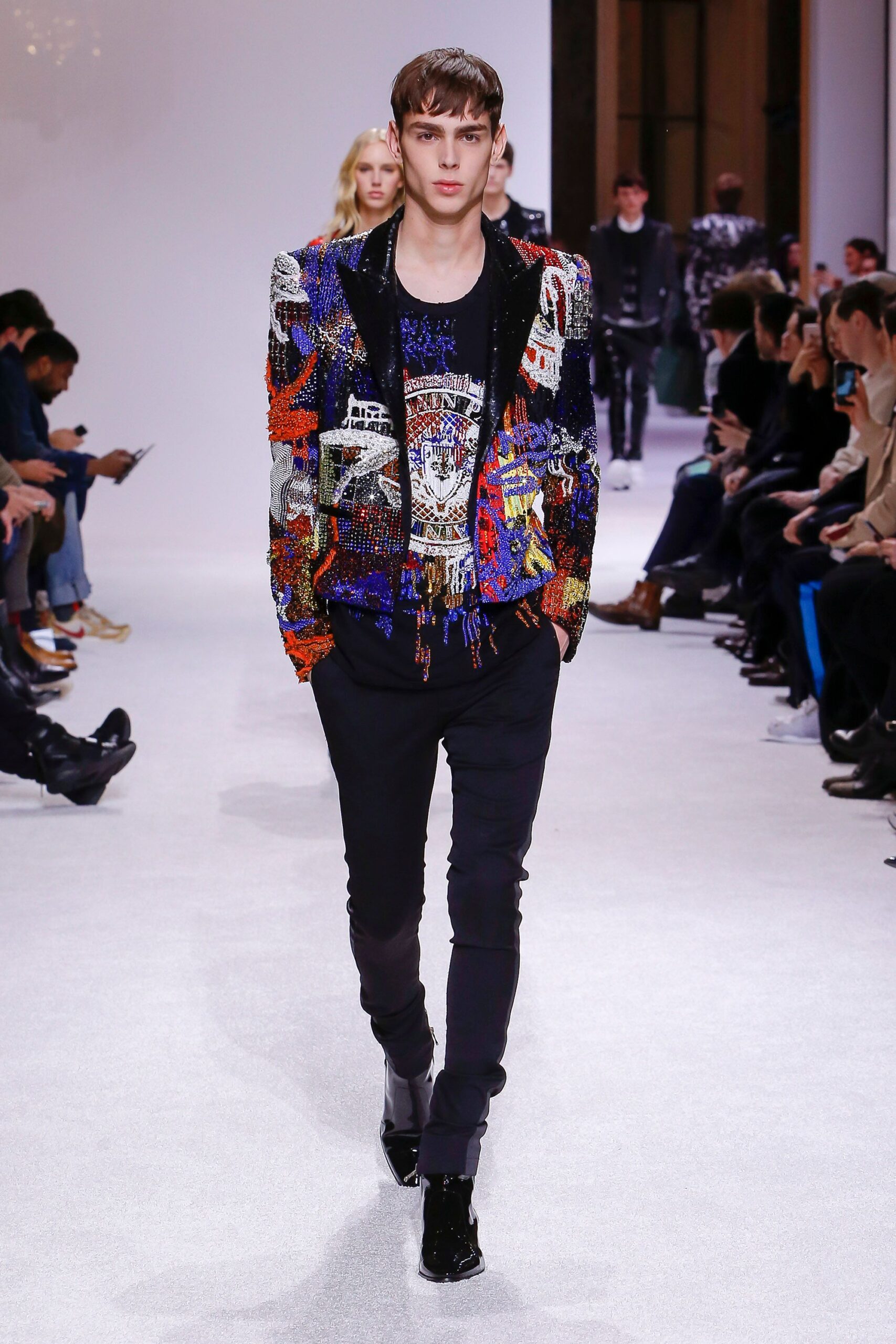 Balmain F/W 18 Menswear Look 940
