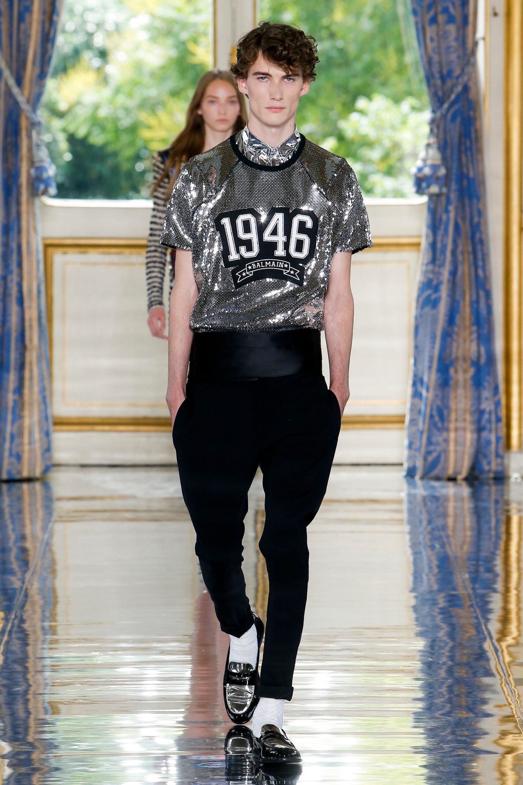 Balmain S/S 19 Menswear Look 1012