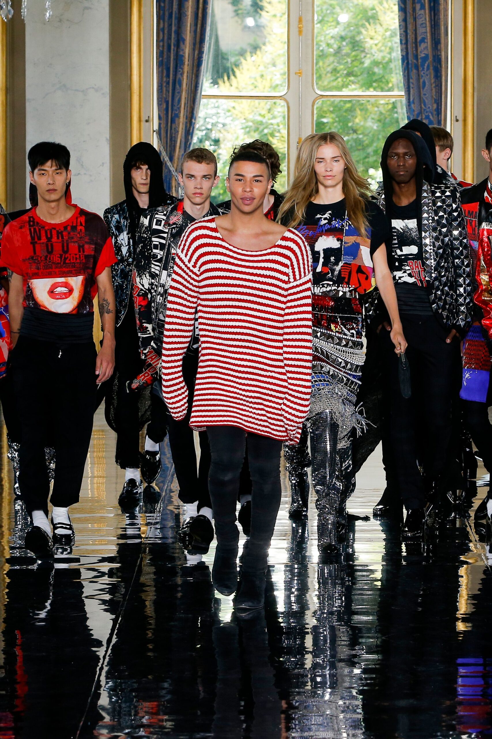 Balmain S/S 19 Menswear Look 1411