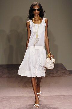 white unknown knotted bag