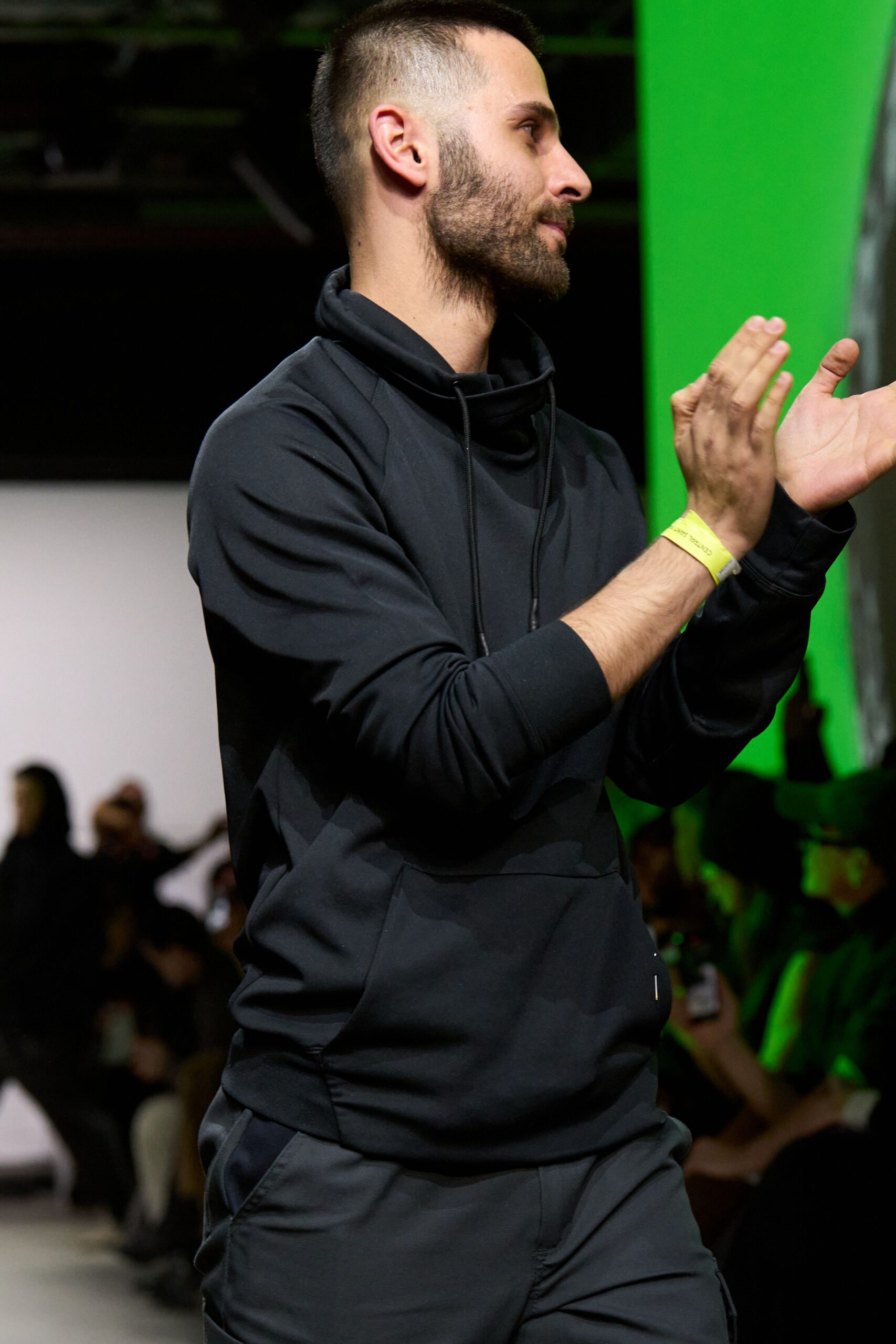 black relaxed hoodie and pants