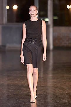 black belted knit mini dress