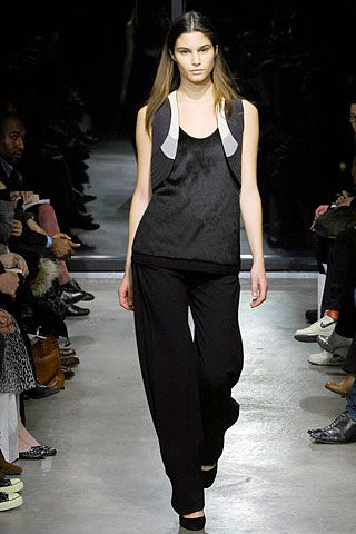 color-block satin tank top