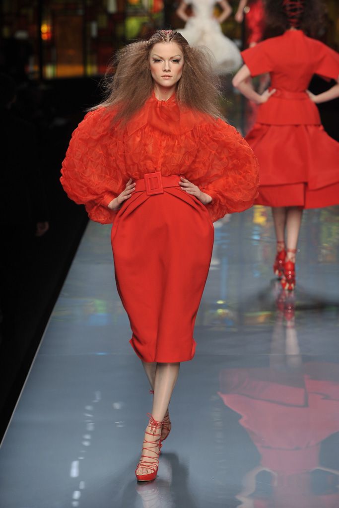 Christian Dior S/S 09 Couture Look 66