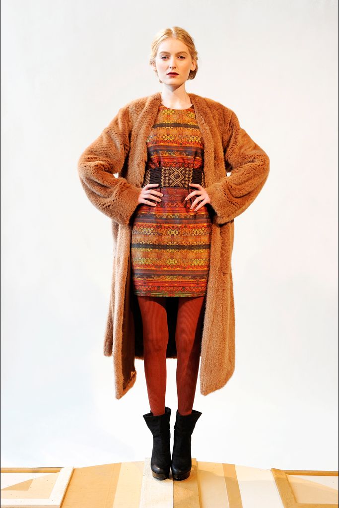 printed belted mini dress