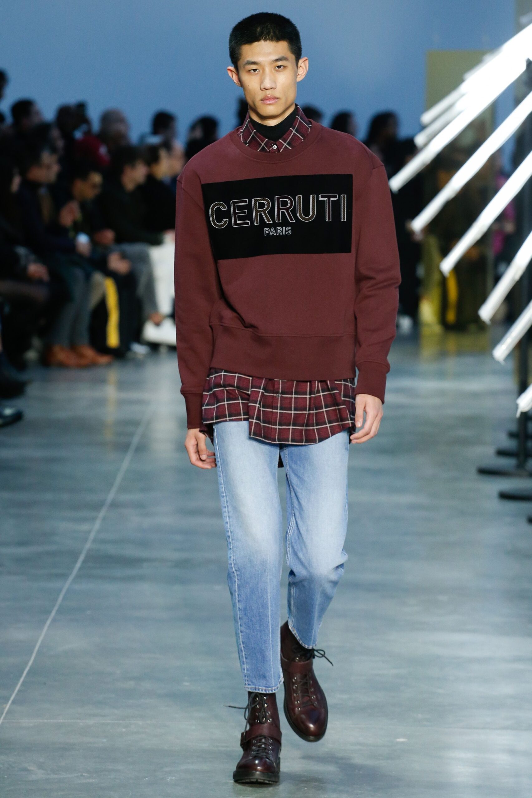 logo color-block sweatshirt