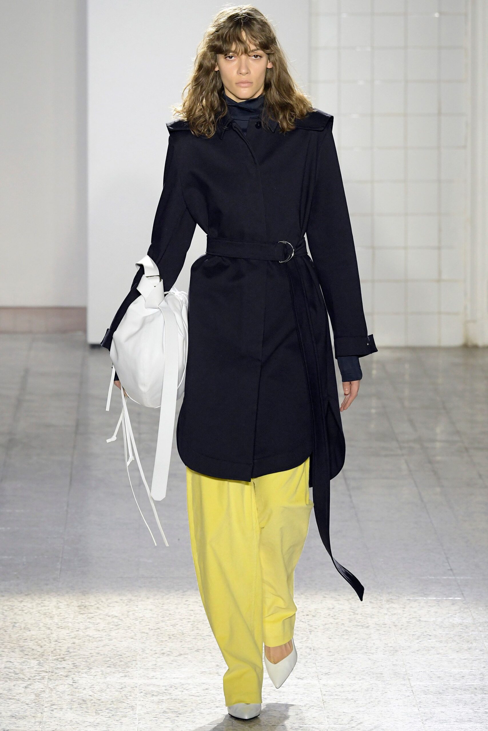 black belted shirt coat