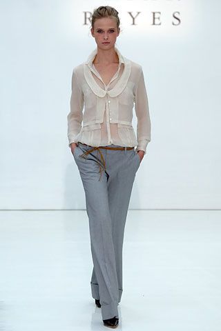 sheer white chiffon blouse