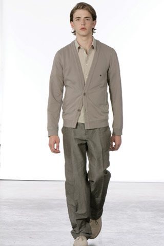 beige knit cardigan