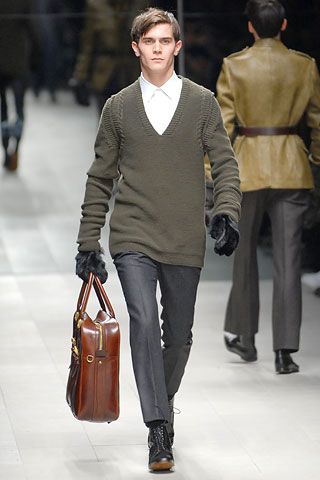 Burberry F/W 07 Menswear Look 136