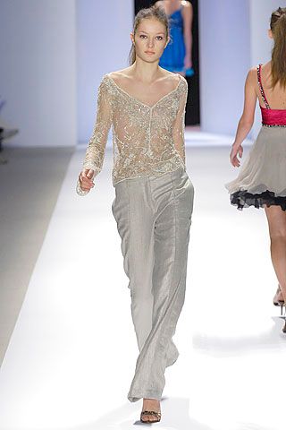sheer embroidered lace illusion top