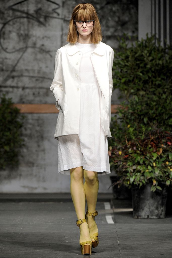 white sheer midi dress