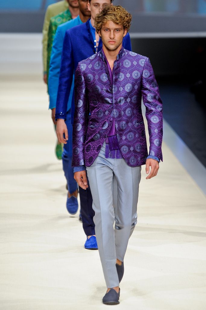 Canali S/S 12 Menswear Look 203