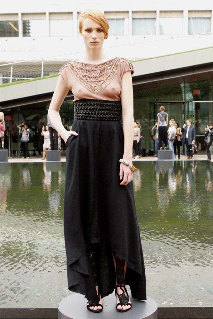 high-low evening dress